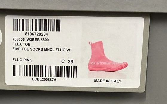 Balenciaga o1in1g0624 Flex Toe Sneakers in Pink Size US 9 / IT 39 - 2 Thumbnail