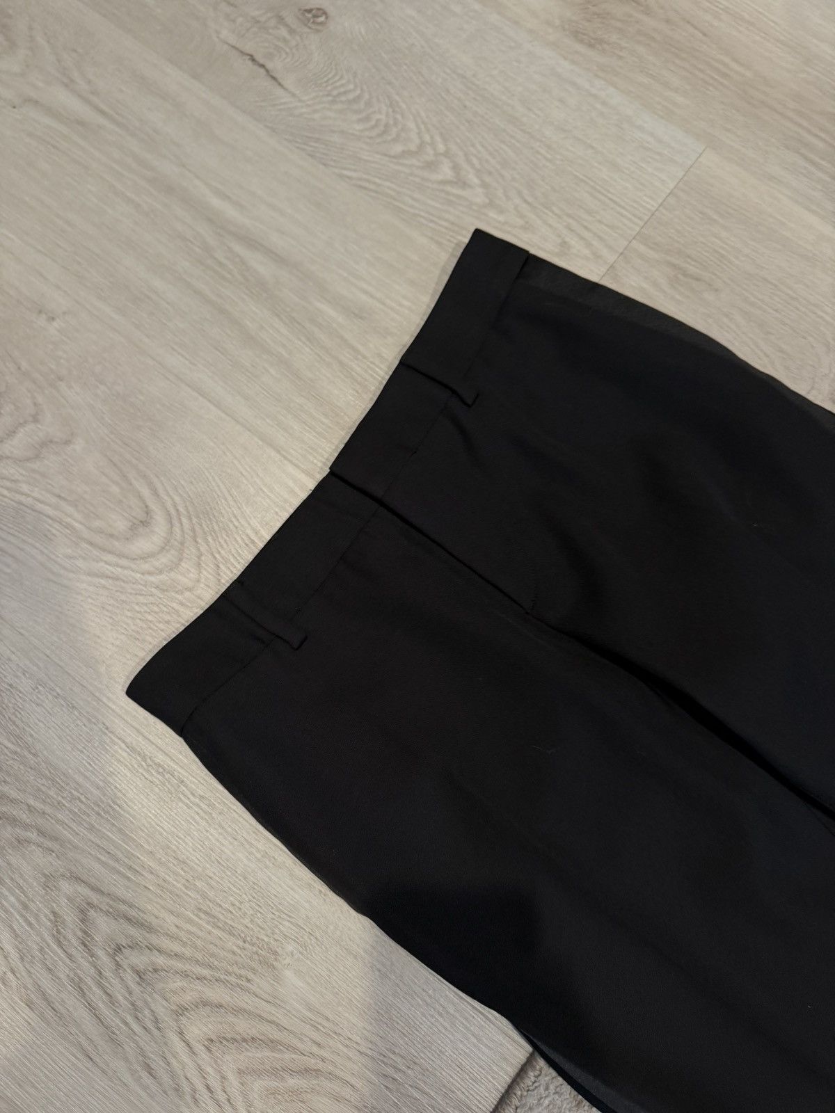 Saint Laurent Paris s/s 2019 silk side seam wool pants!! Size US 28 / EU 44 - 3 Thumbnail