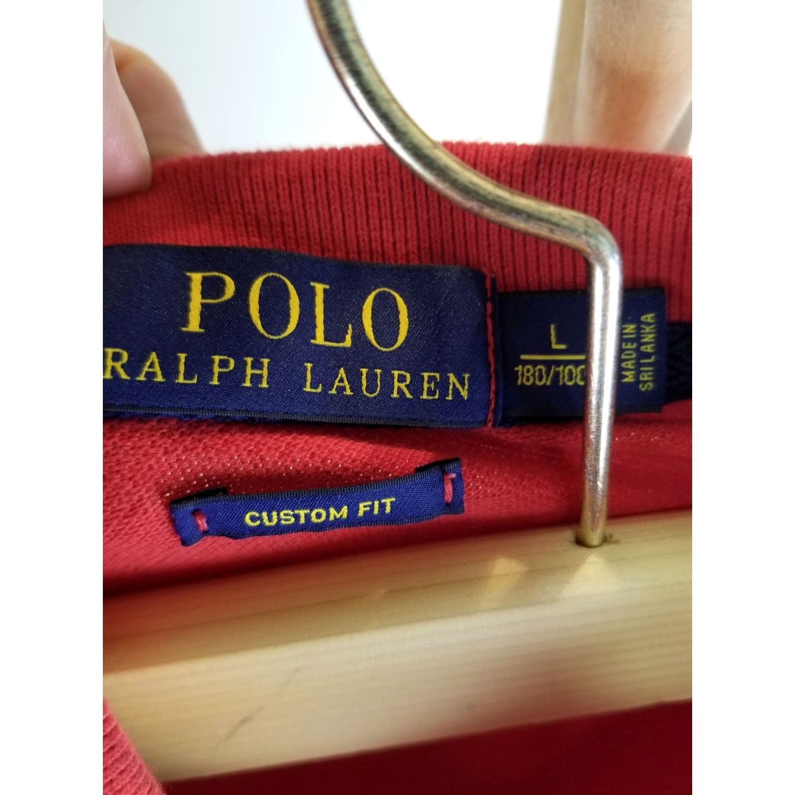 Polo Ralph Lauren VINTAGE Polo Ralph Lauren RED COUNTRY RIDER & JOCKEY CLUB LONG SLEEVE POLO SHIRT SZ L Mens Size US L / EU 52-54 / 3 - 6 Thumbnail