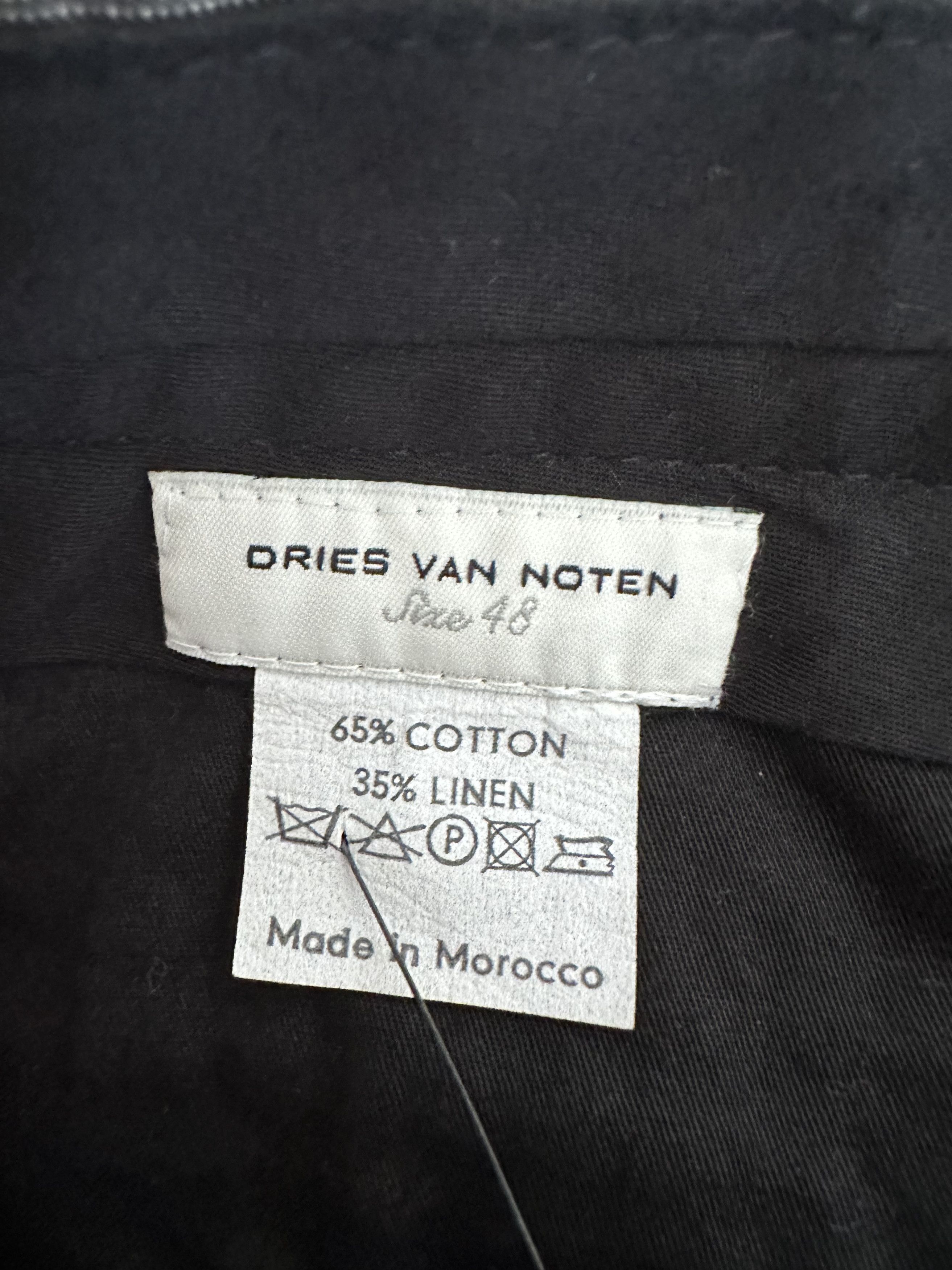 Dries Van Noten Dries Van Noten Linen/Cotton Blend Trousers Size 32 - 4 Thumbnail