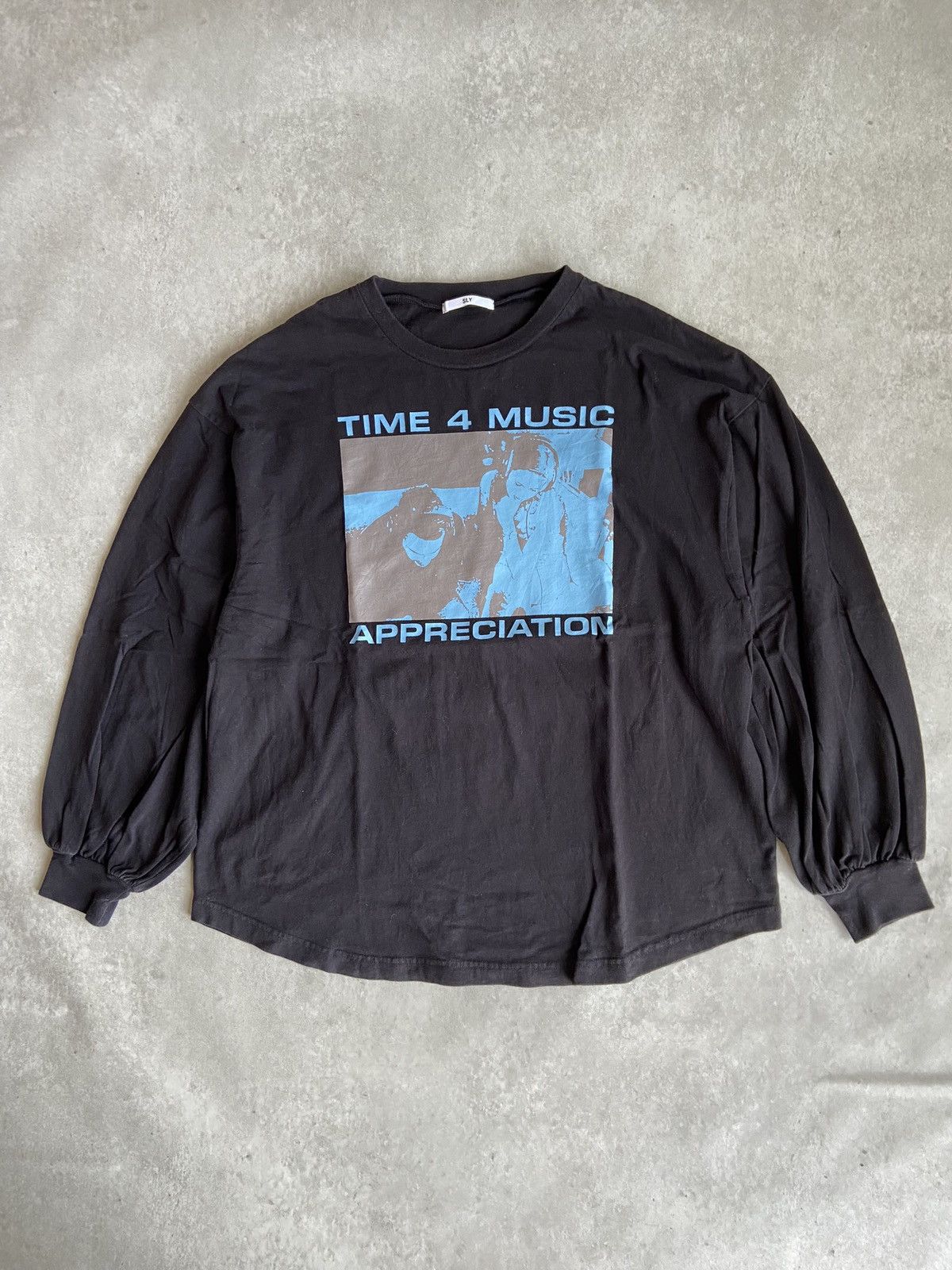 Hysteric Glamour × Japanese Brand SLY " Time 4 Music Appreciation" Longsleeve Size US XL / EU 56 / 4 - 1 Thumbnail