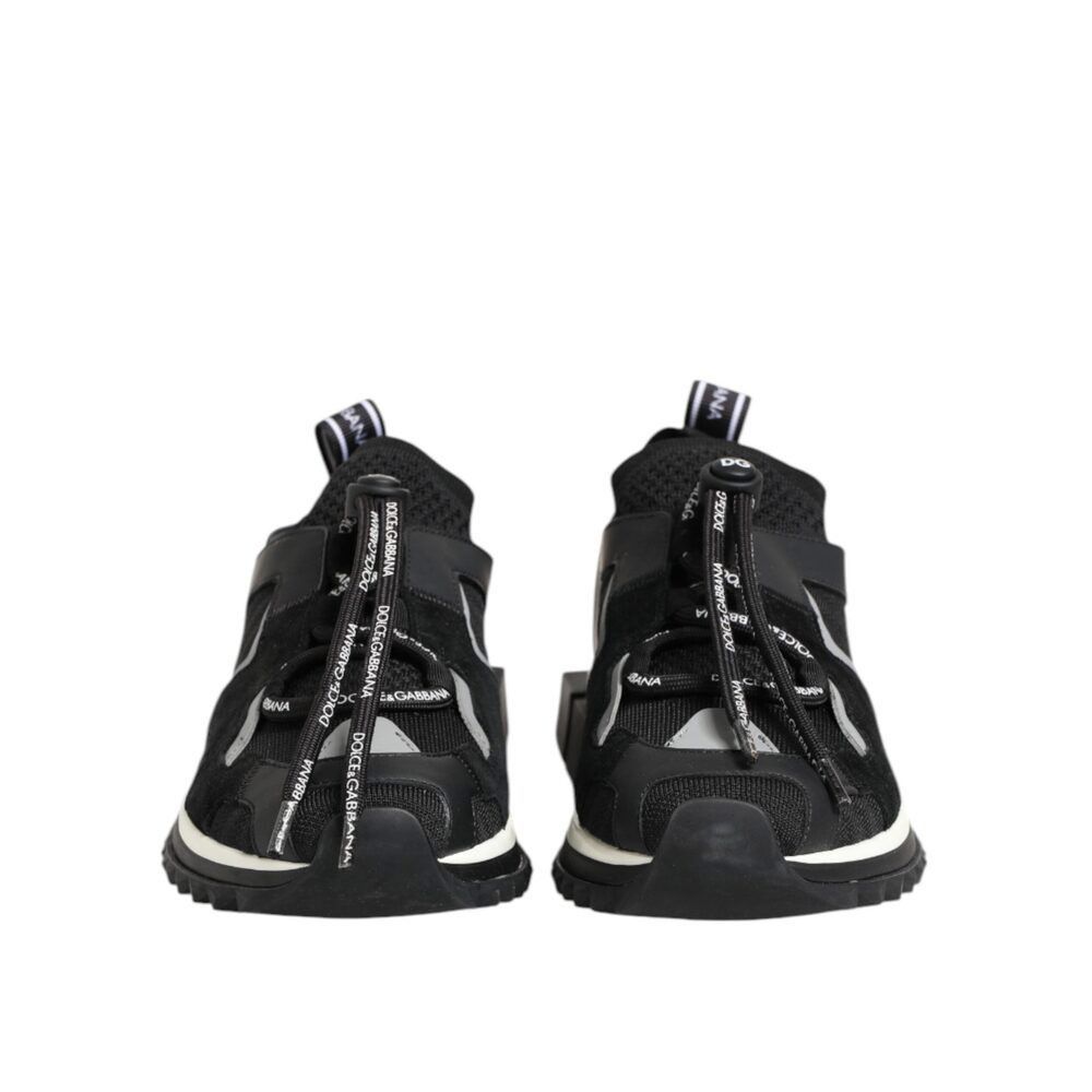 Dolce & Gabbana Dolce & Gabbana Black White Logo Sorrento Sneakers Shoes Size US 9 / IT 39 - 2 Thumbnail