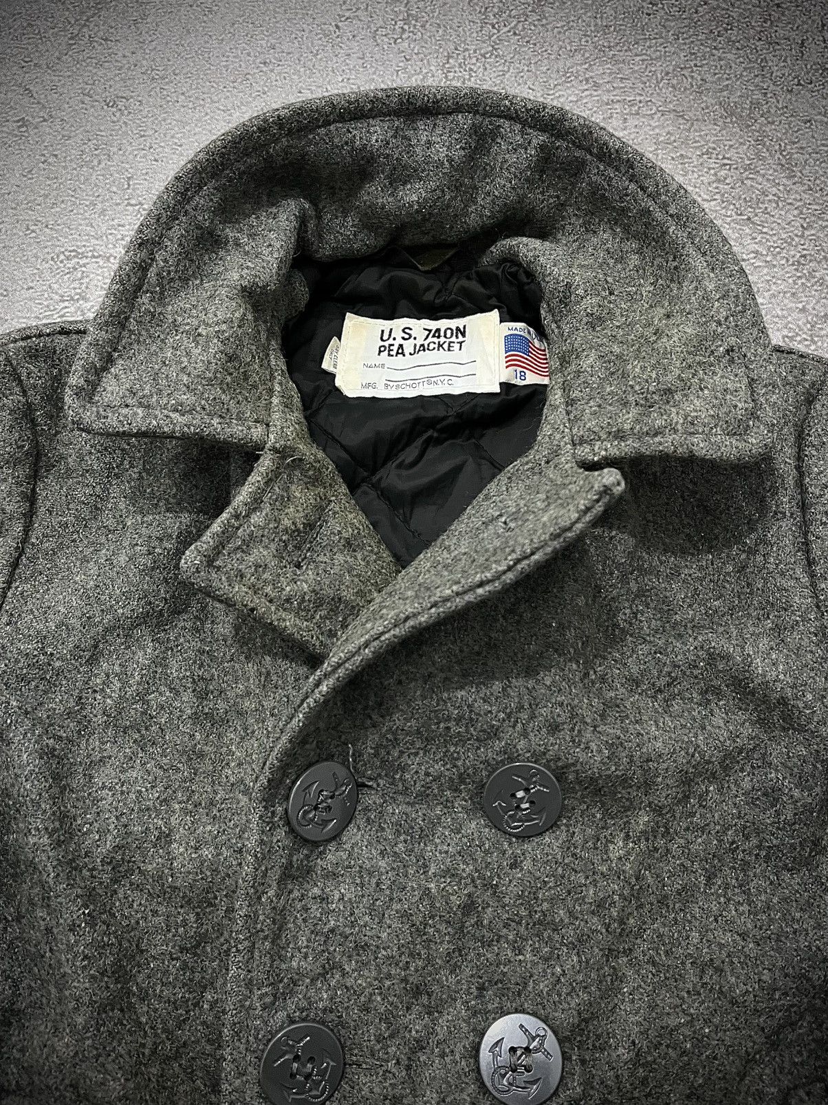 Vintage Vintage Schott USN 740 Wool Jacket Size US M / EU 48-50 / 2 - 3 Thumbnail