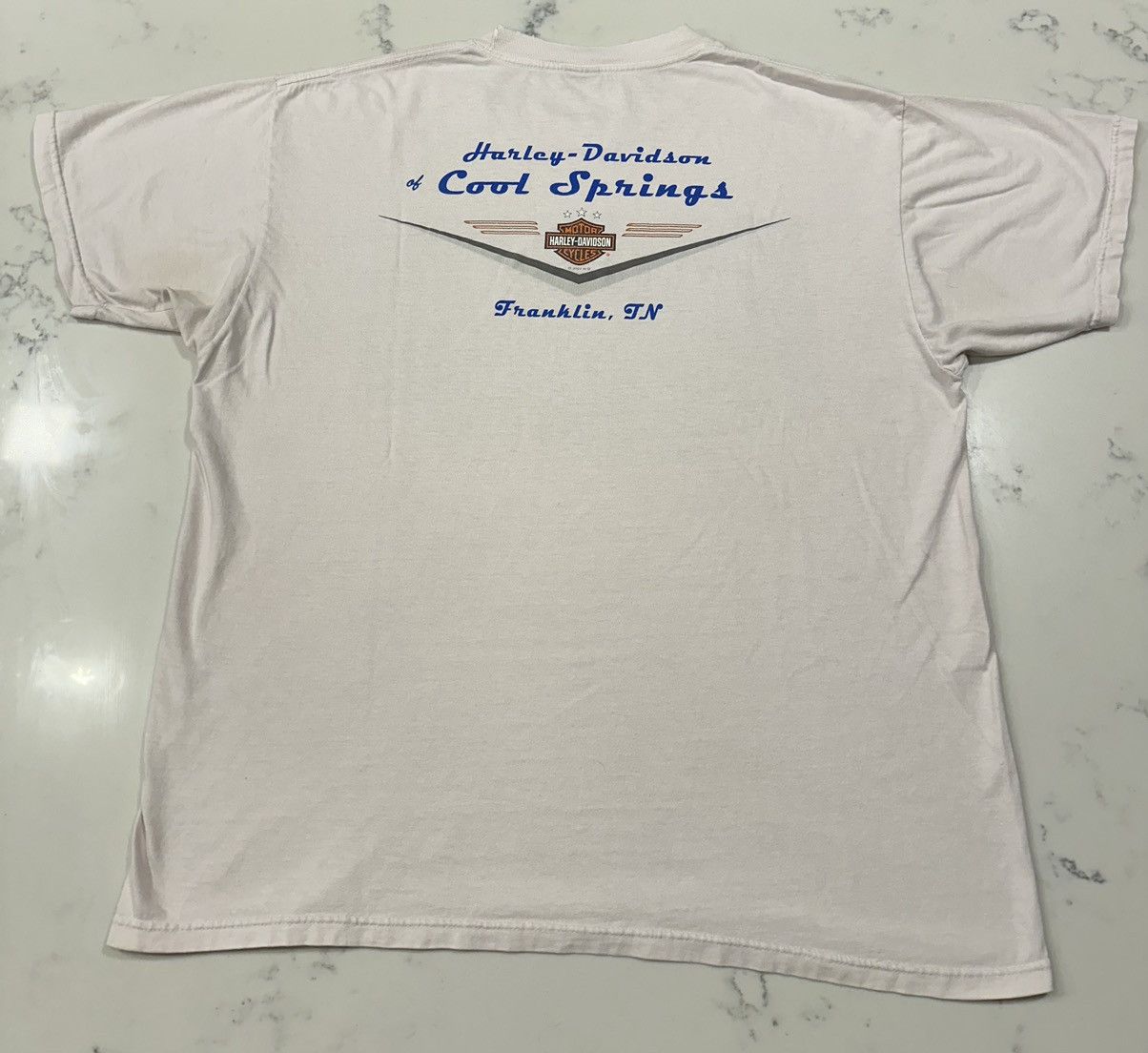 Harley Davidson × Vintage Vintage 2001 Y2K Harley Davidson T-Shirt Size XL Franklin TN Size US XL / EU 56 / 4 - 3 Thumbnail