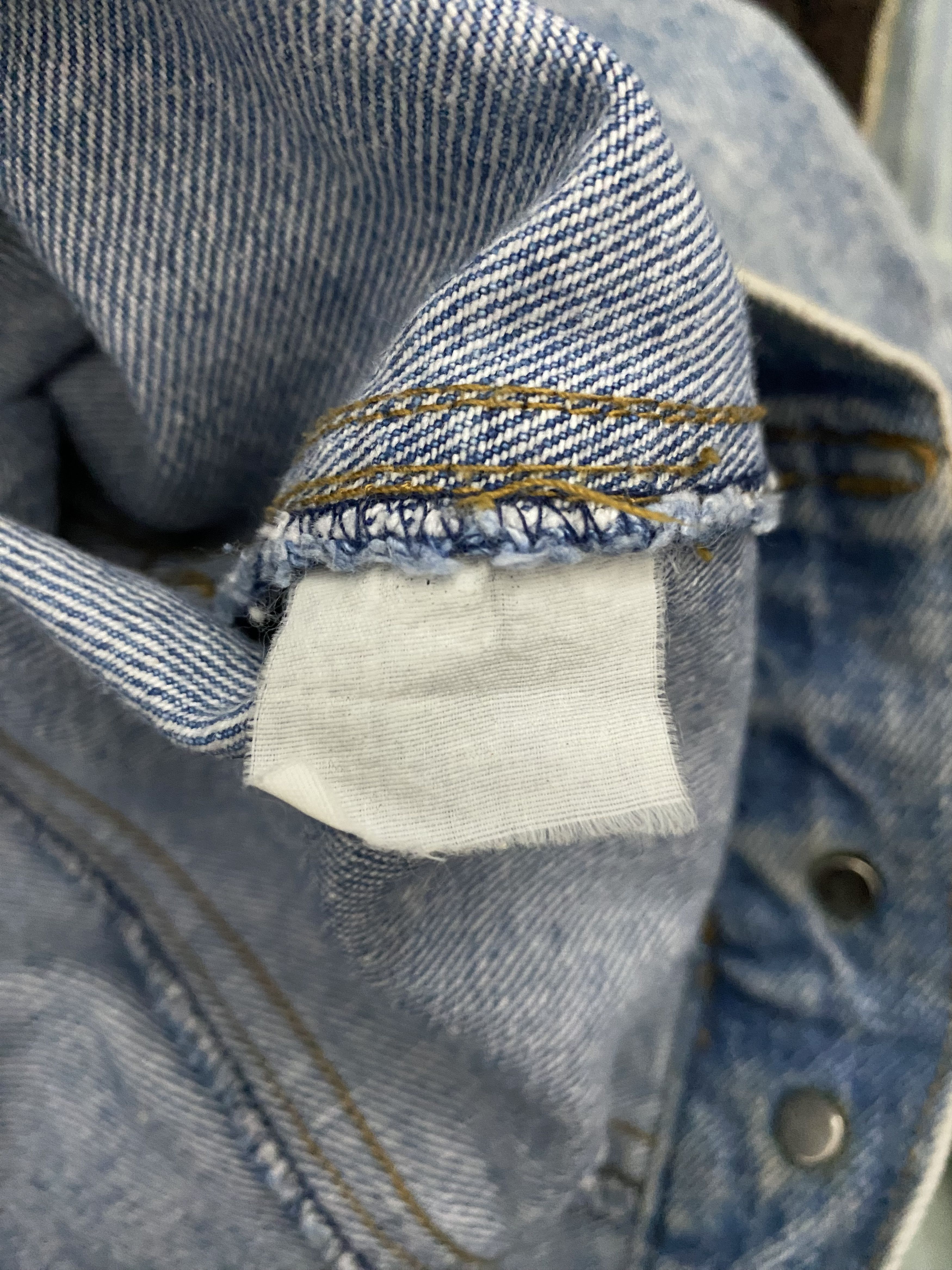 Vintage 80s Japanese PIA Acid Wash Denim Trucker Jacket Size US L / EU 52-54 / 3 - 16 Thumbnail