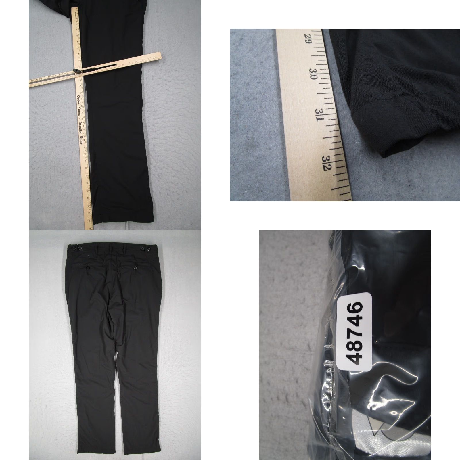 Vintage Clothing Arts Men Pants 32 Black P Cubed Pick Pocket Proof Travel Utility Zip Pockets Cargo 5-Pocket Chino Nylon Military Size US 32 / EU 48 - 8 Thumbnail
