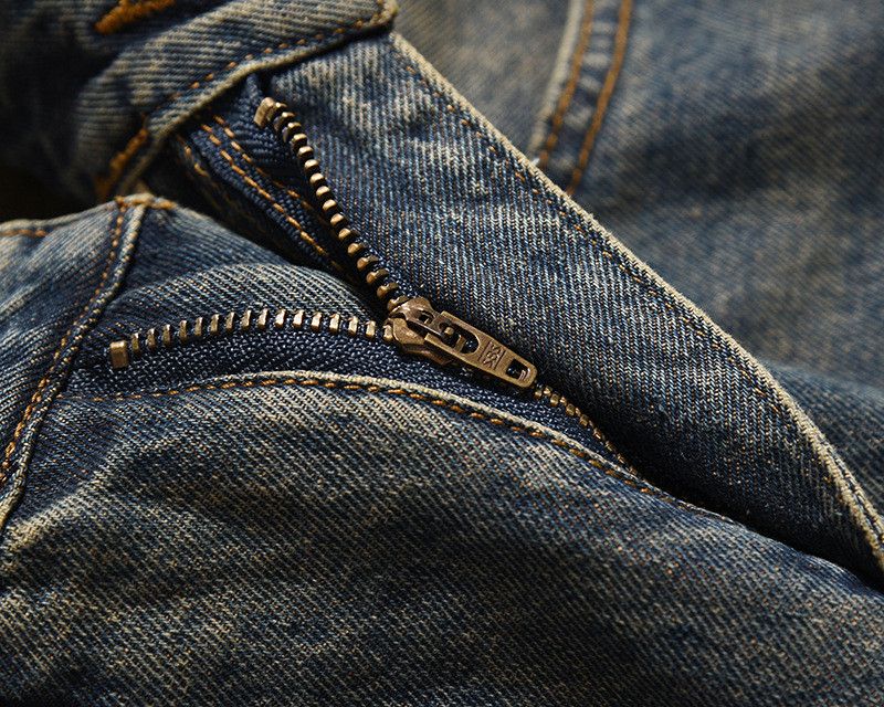 Vintage High street retro distressed work jeans for men Size US 32 / EU 48 - 5 Thumbnail