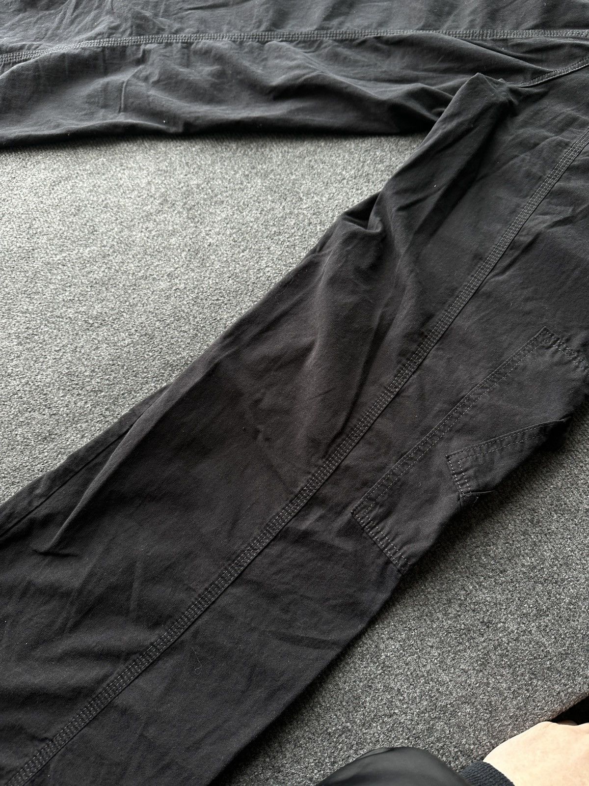 Other 🚨 RARE BLACK CARGO MULTIPOCKET WOMEN PANTS Size 28" / US 6 / IT 42 - 13 Thumbnail