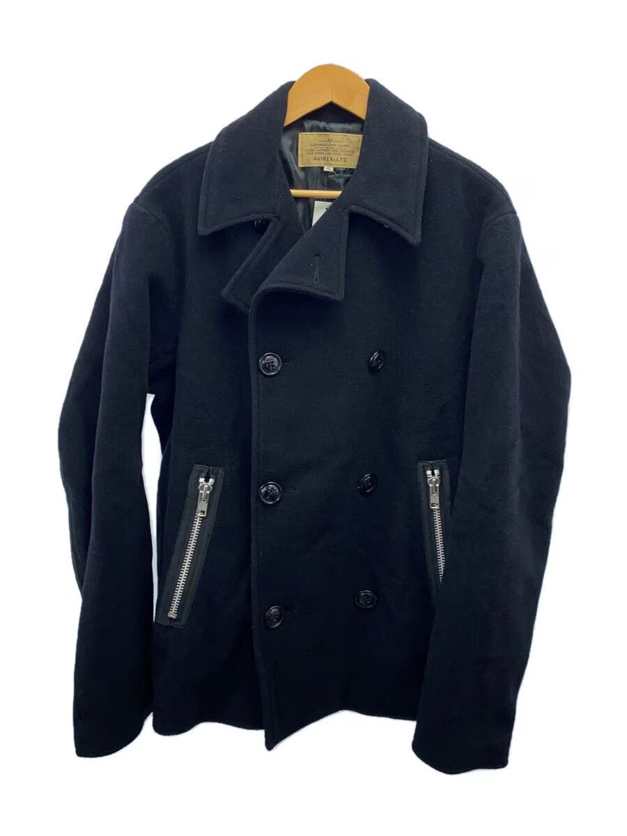 Avirex Avirex Plain Wool Peacoat Black Size US XL / EU 56 / 4 - 1 Thumbnail
