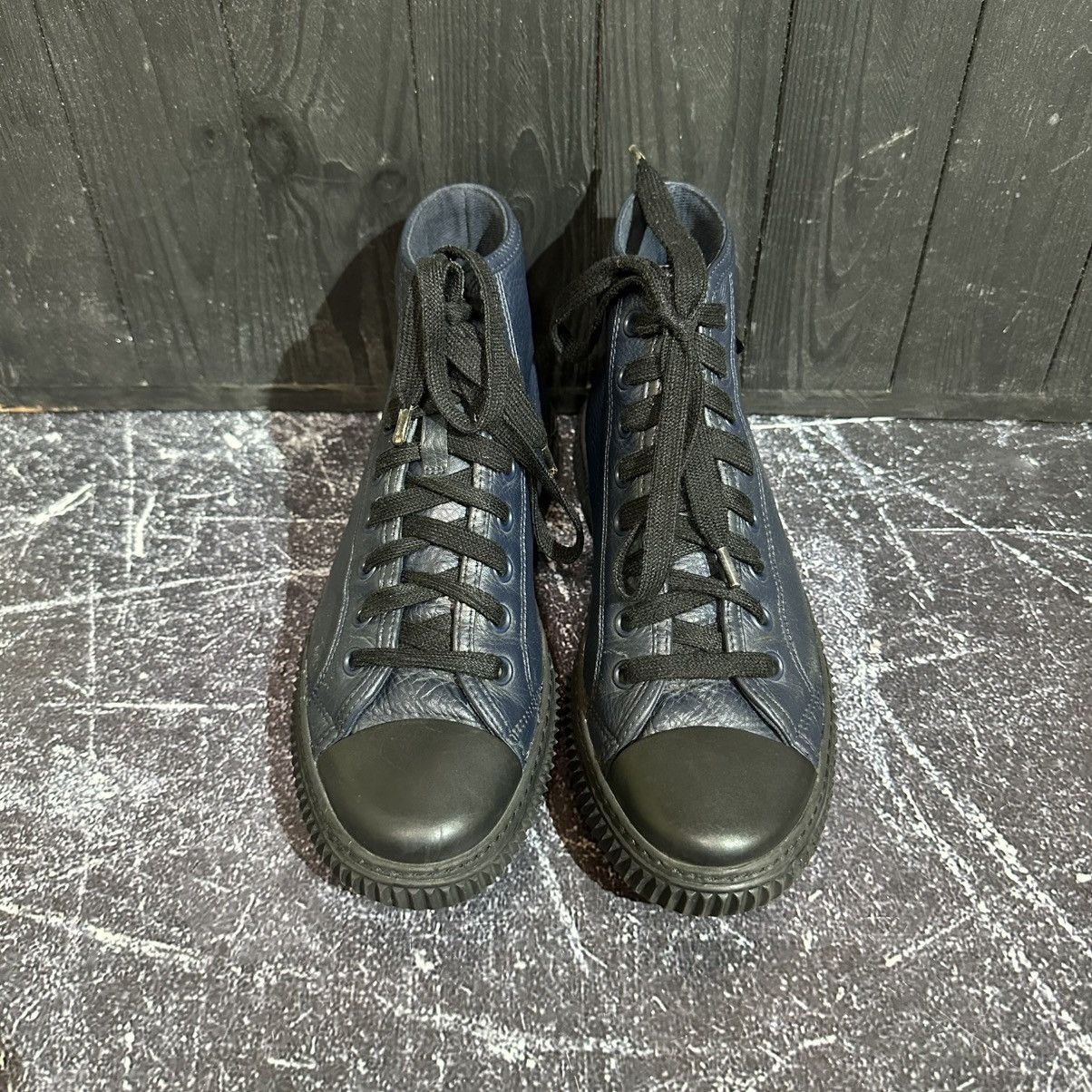Prada PRADA - Men’s Leather High Top Sneakers Size 7, 8Us Size US 8 / EU 41 - 4 Thumbnail