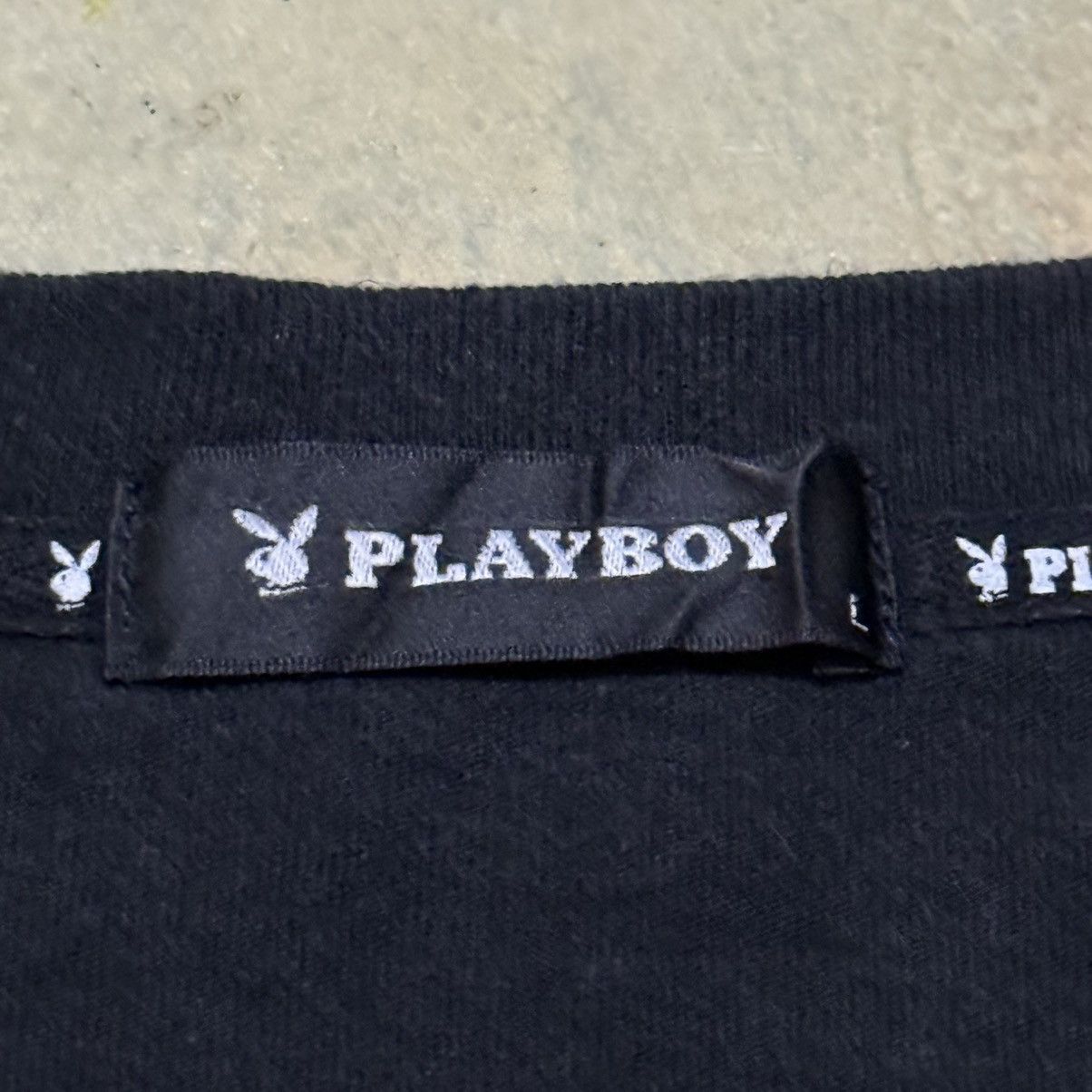 Playboy Playboy Big Logo Long Sleeves T Shirt Size US L / EU 52-54 / 3 - 5 Thumbnail