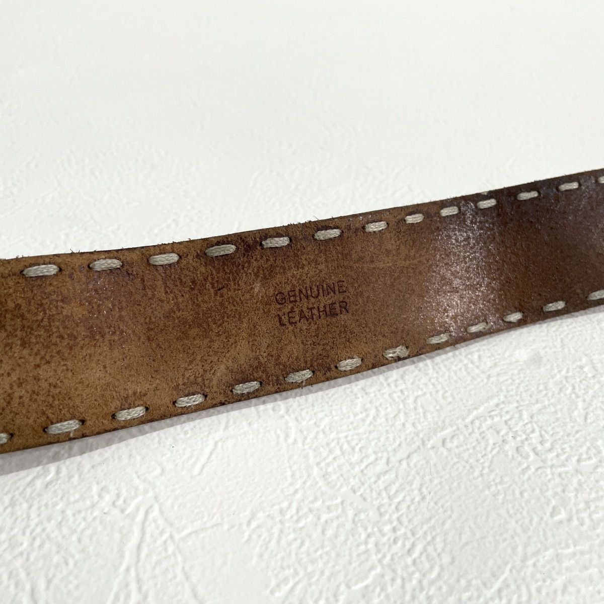 If Six Was Nine Y2k Vintage leather belt kapital style Size ONE SIZE - 4 Thumbnail