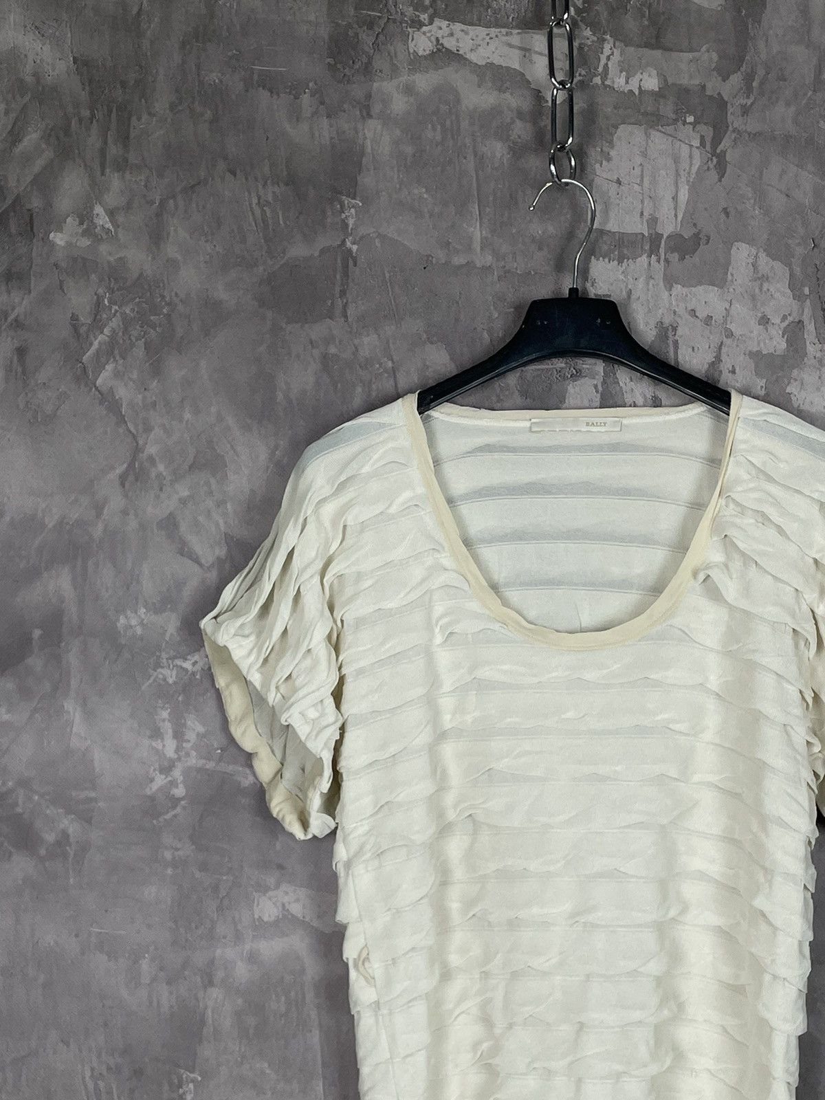 Bally Bally Avant Garde Abstract T shirt Size XS / US 0-2 / IT 36-38 - 3 Thumbnail