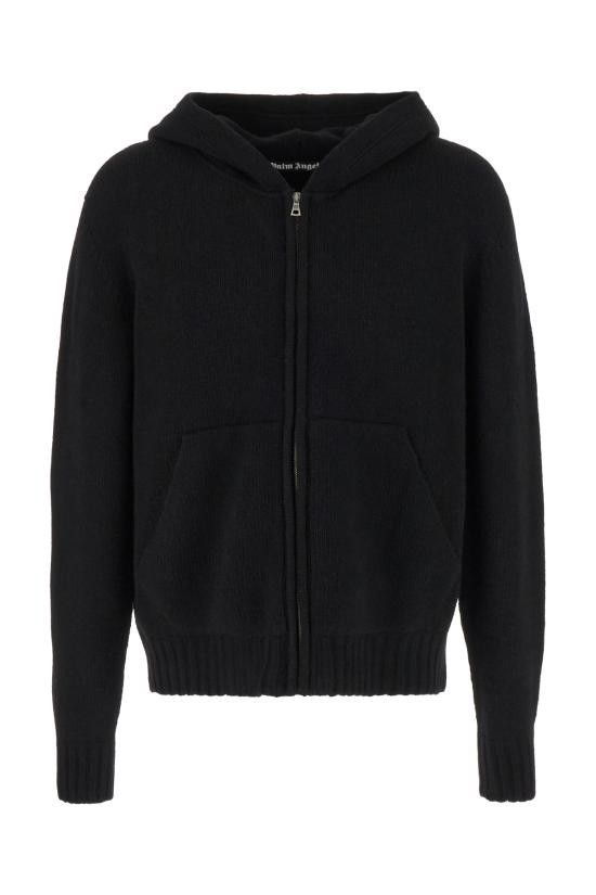 Palm Angels PALM ANGELS Men Sweater PMHU009C99KNI001 1001 BLACK Size US S / EU 44-46 / 1 - 1 Thumbnail