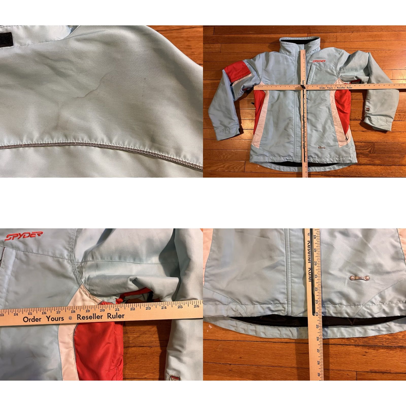 Spyder VINTAGE Spyder Xscap 3 In 1 Zip Out Fleece Lining XT Ski Jacket Ladies 14 Blue Size XL / US 12-14 / IT 48-50 - 11 Thumbnail