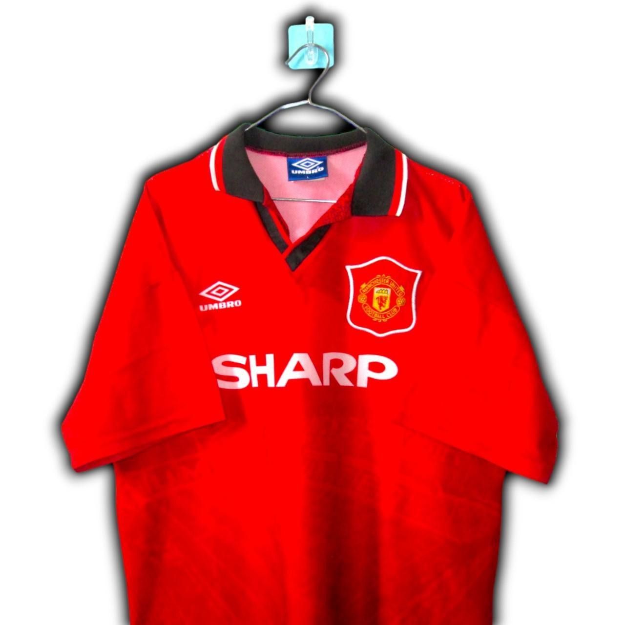 Umbro Manchester united 1994 1995 1996 Home shirt jersey Size US XL / EU 56 / 4 - 1 Thumbnail