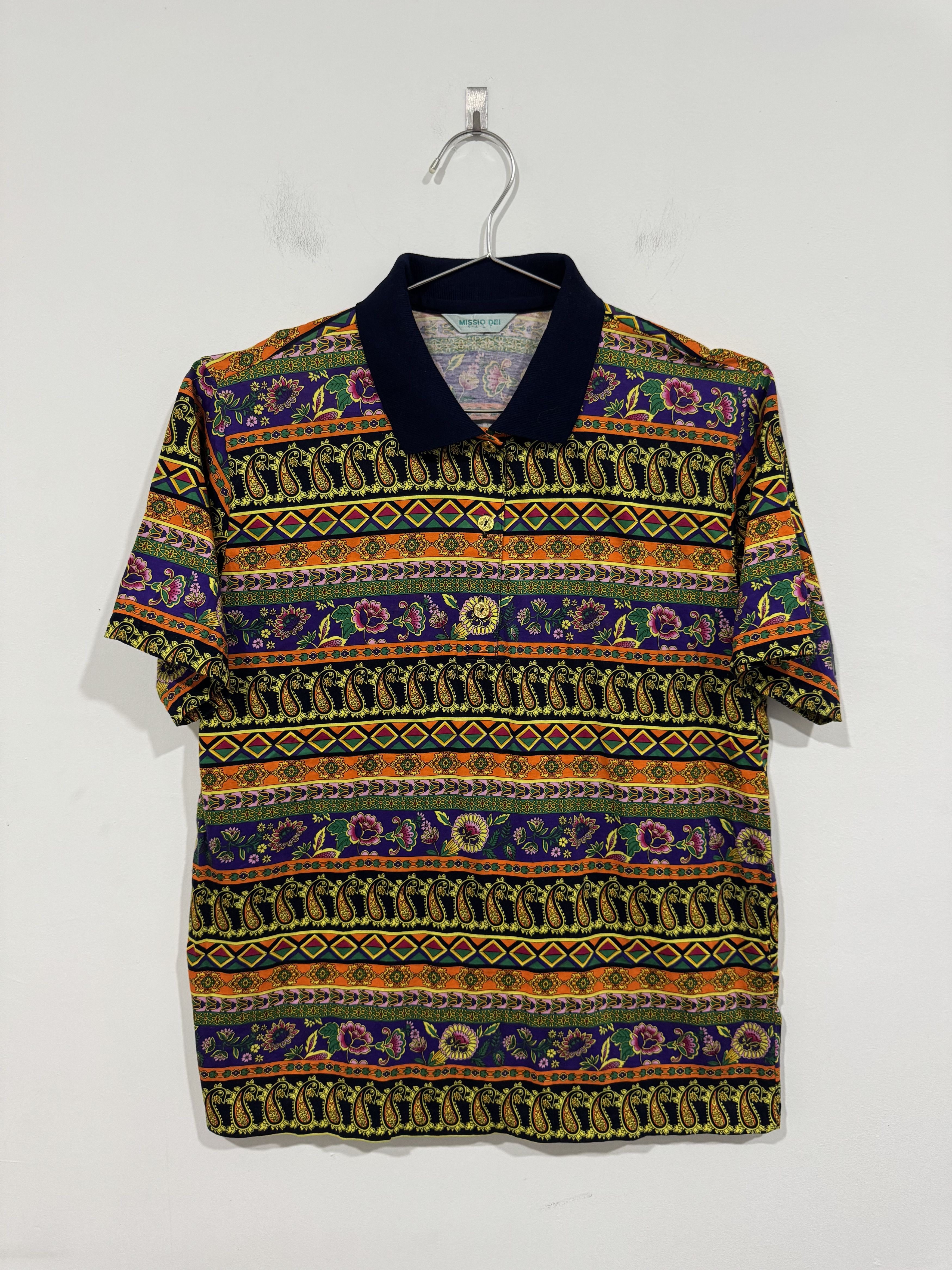 Other Vintage Missio Dei Floral Polo Tee Size US M / EU 48-50 / 2 - 1 Thumbnail