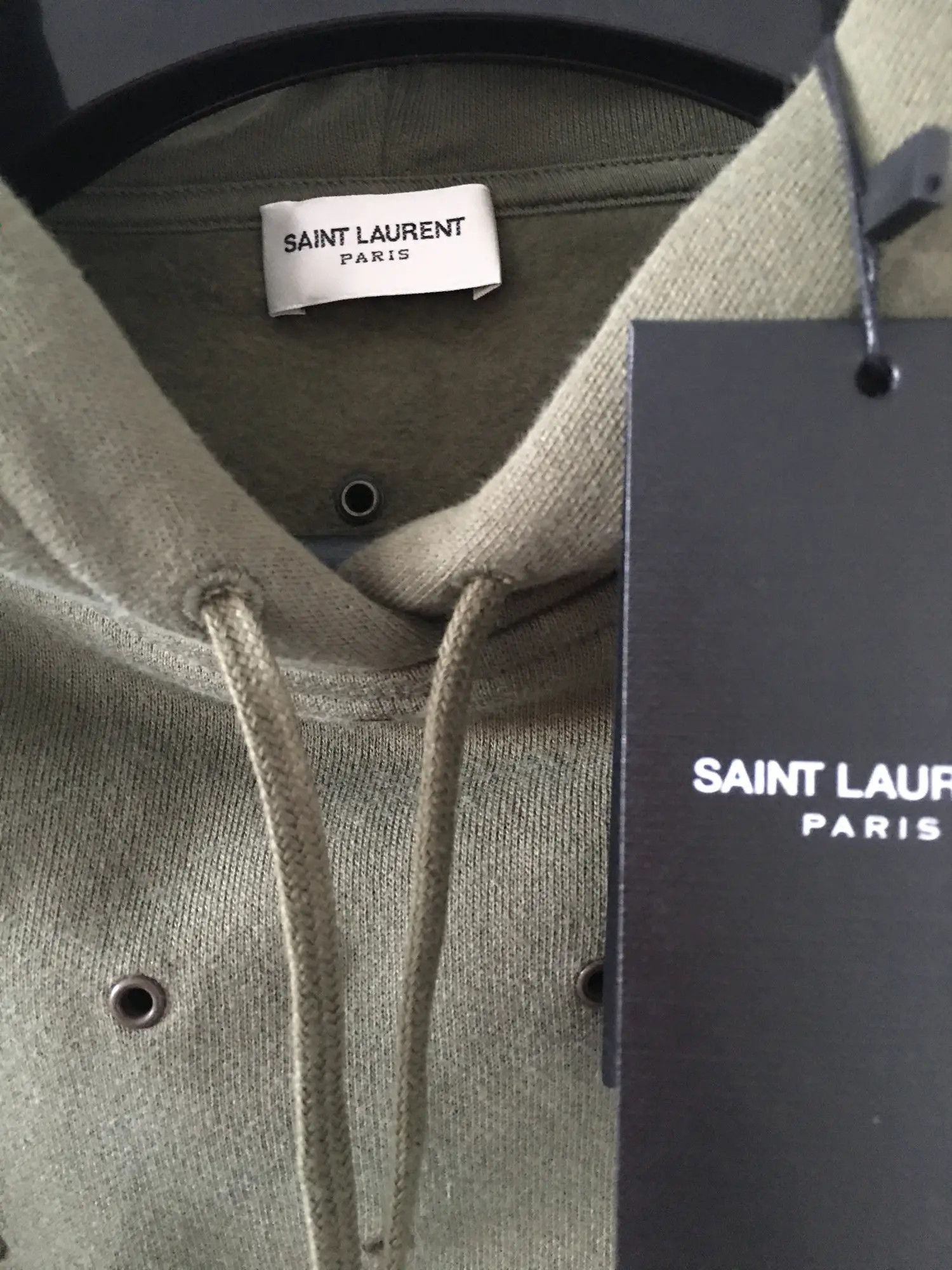 Saint Laurent Paris SS'21 Sweatshirt Logo Print Size US M / EU 48-50 / 2 - 3 Thumbnail