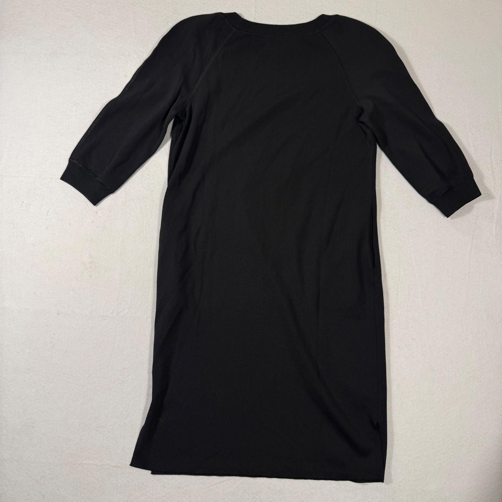 St. John St. John Essentials Size 10 Black Knit Dress 3/4 Sleeve Size L / US 10 / IT 46 - 5 Thumbnail