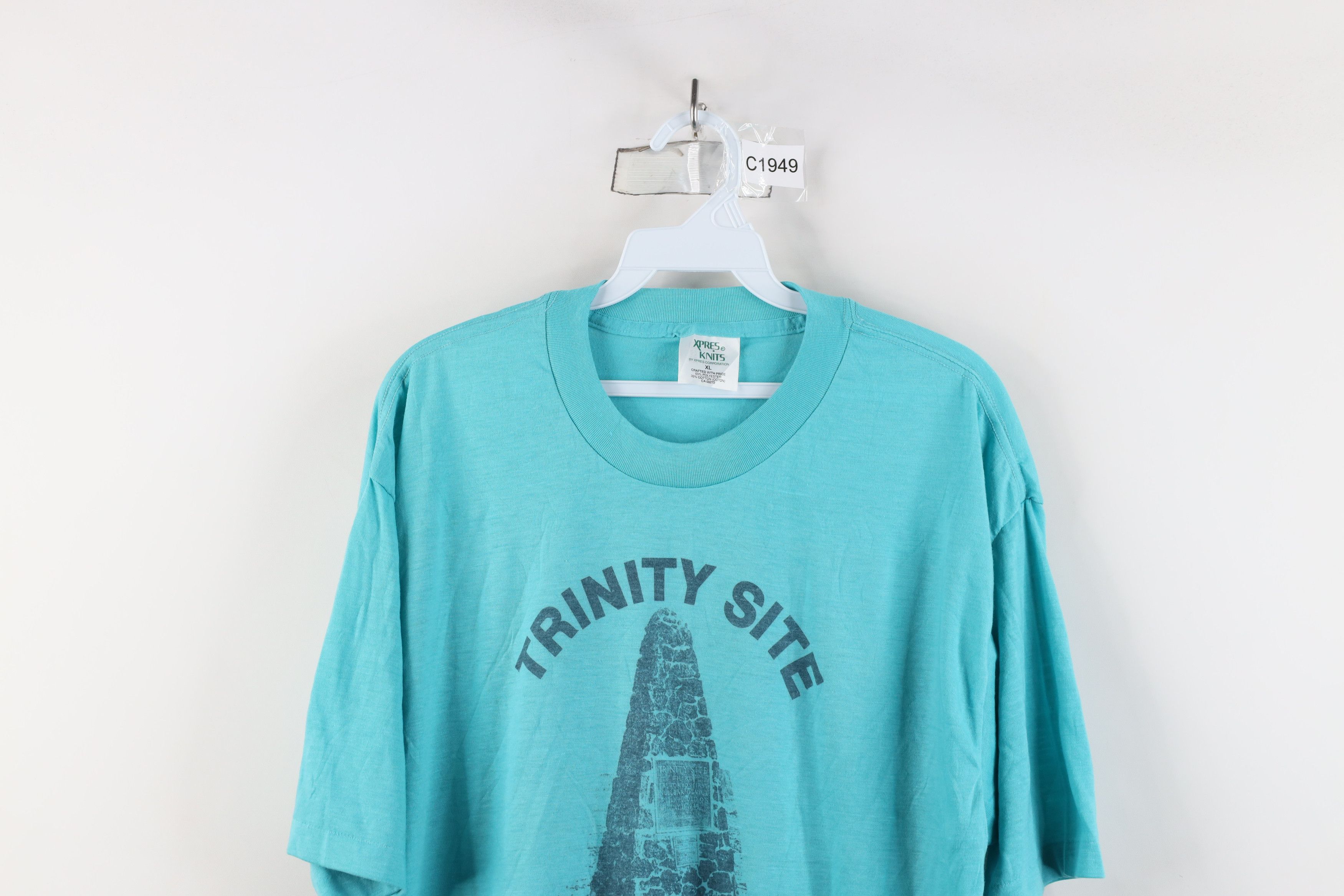 Vintage Vintage 70s Ground Zero White Sands Nuclear Bomb T-Shirt USA Size US XL / EU 56 / 4 - 2 Thumbnail