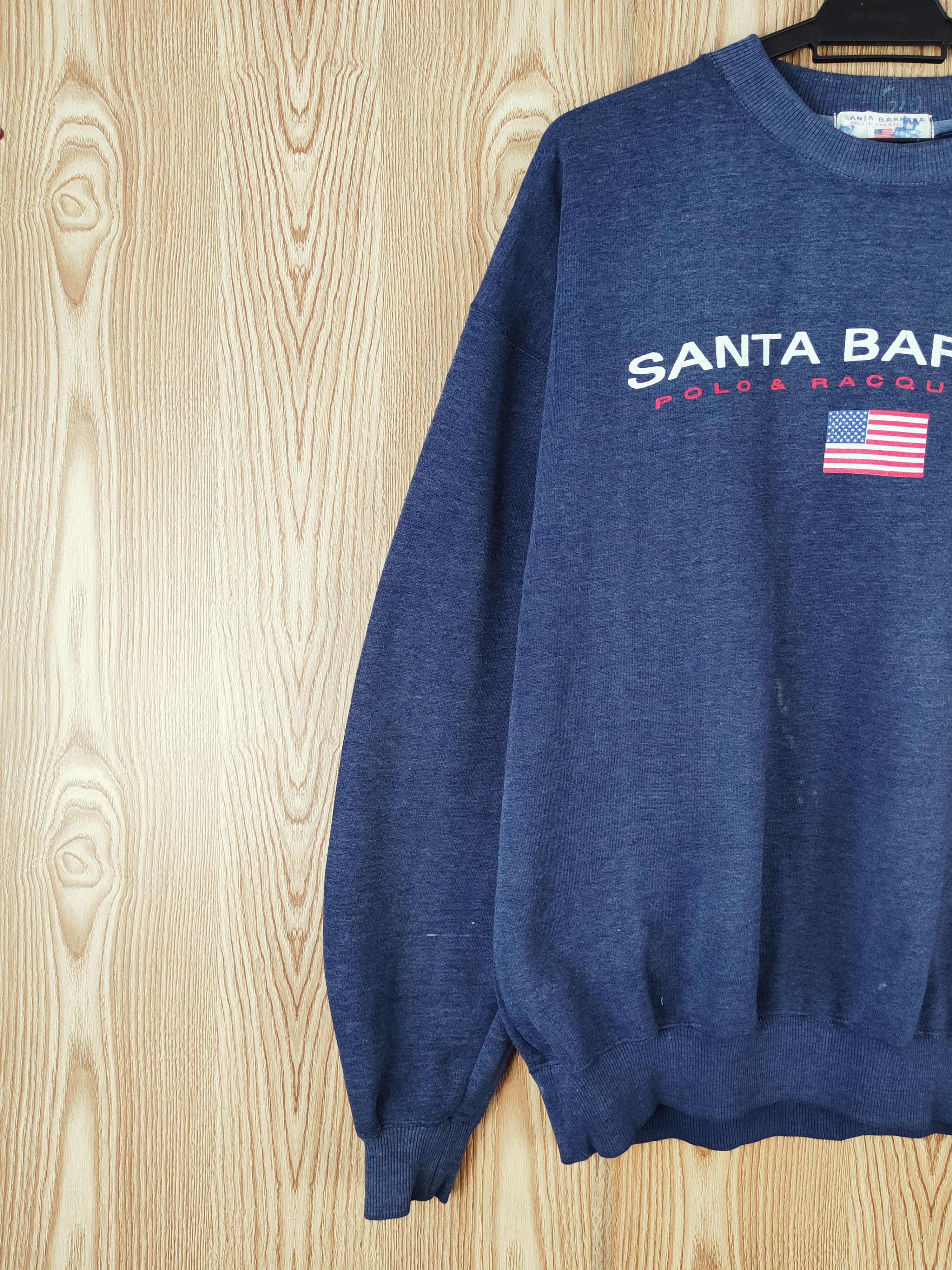Japanese Brand Vintage Santa Barbara Navy Sweatshirts Size US XL / EU 56 / 4 - 3 Thumbnail