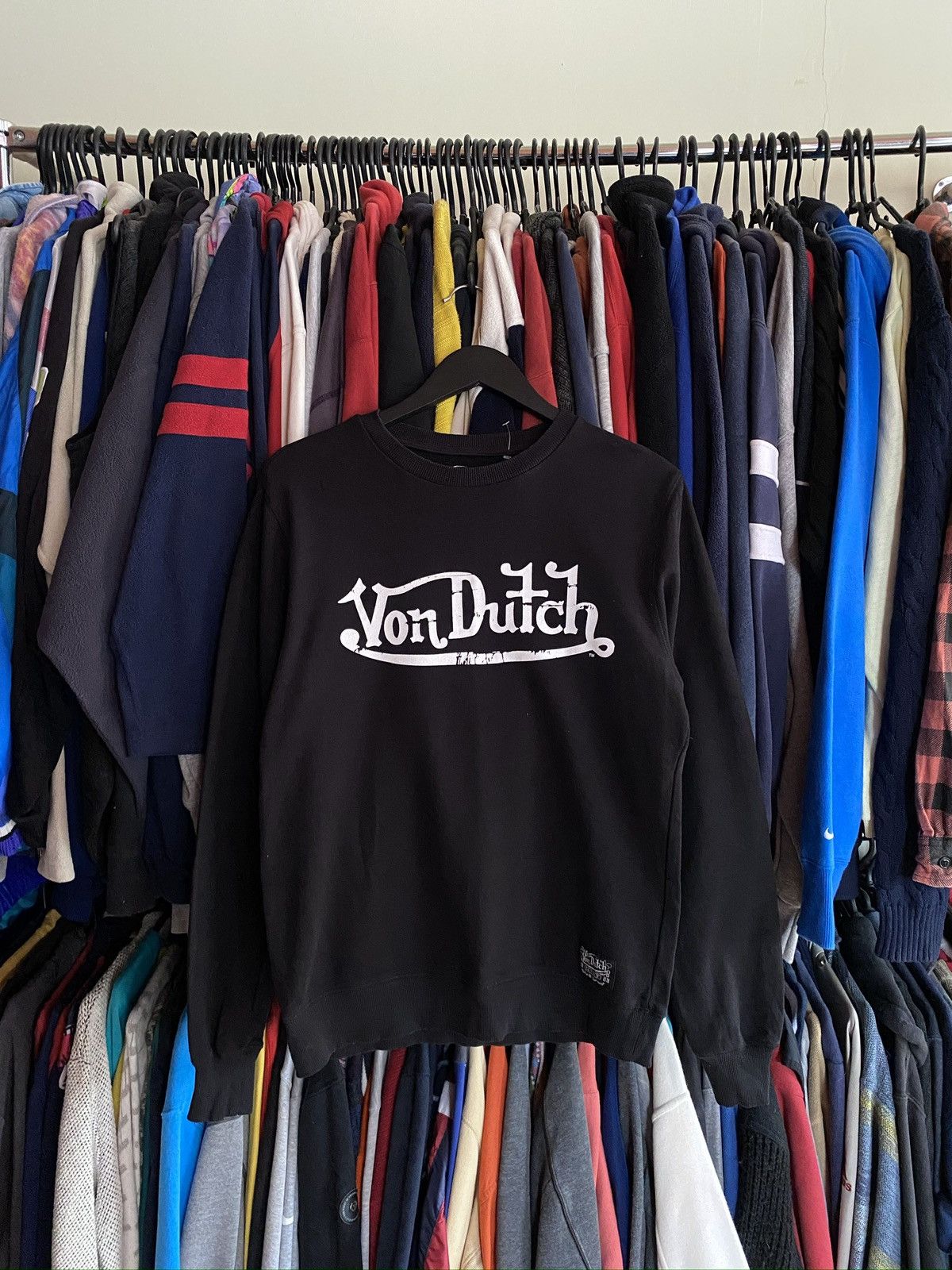 Von Dutch VINTAGE VON DUTCH BIG LOGO SWEATSHIRT Y2k Size US S / EU 44-46 / 1 - 1 Thumbnail