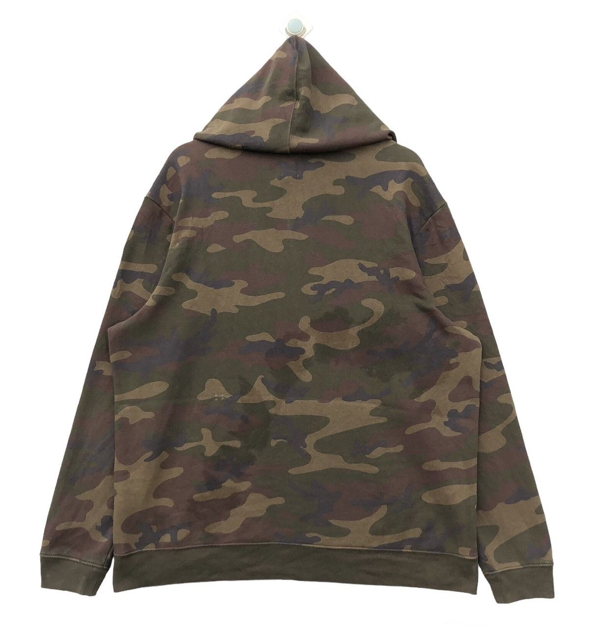Gap RARE🔥 Vintage GAP Camo Hoodie Sweatshirts Spell Out Logo Size US XL / EU 56 / 4 - 2 Thumbnail
