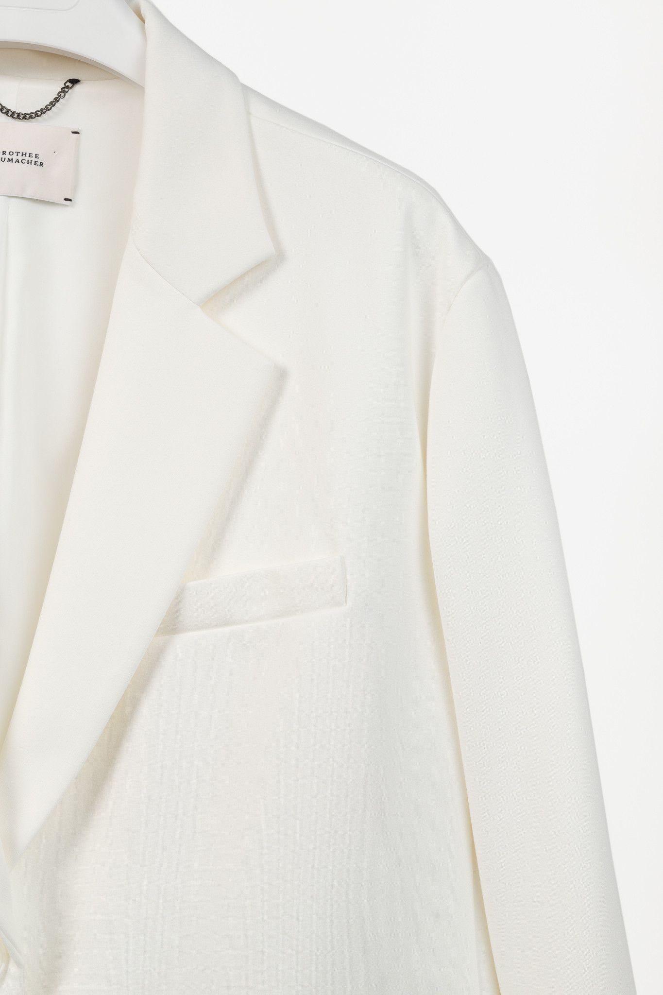 DOROTHEE SCHUMACHER Dorothee Schumacher Essence Camellia White Oversized Jacket Size L / US 10 / IT 46 - 5 Thumbnail