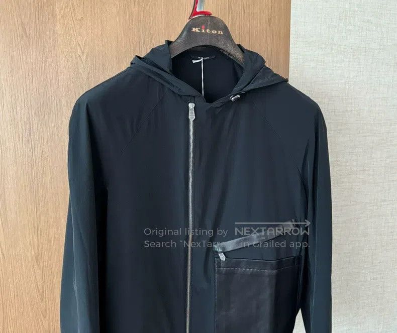 Hermes Hermes Men's Tech Fabric Hooded Jacket Size US M / EU 48-50 / 2 - 8 Thumbnail