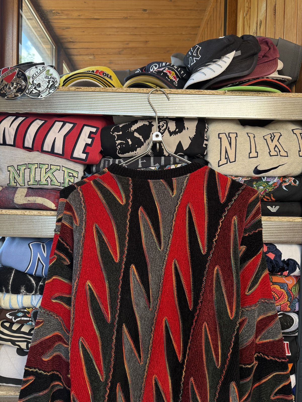 Coogi × Vintage Vintage 80s style Coogi TUNDRA sweater Aztec Western Size US L / EU 52-54 / 3 - 8 Thumbnail