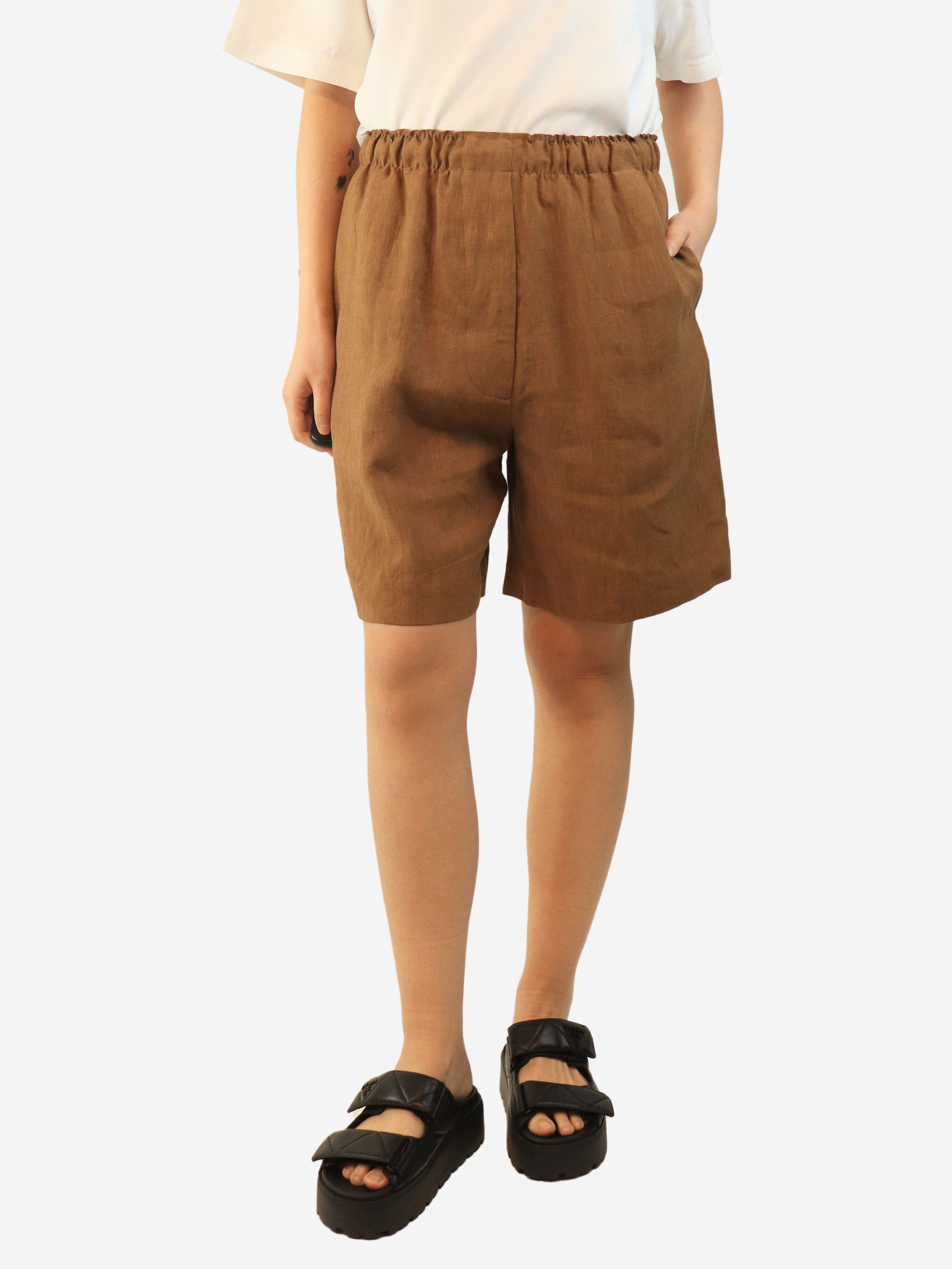 Other Brown linen shorts - UK 12 Size 30" / US 8 / IT 44 - 1 Thumbnail