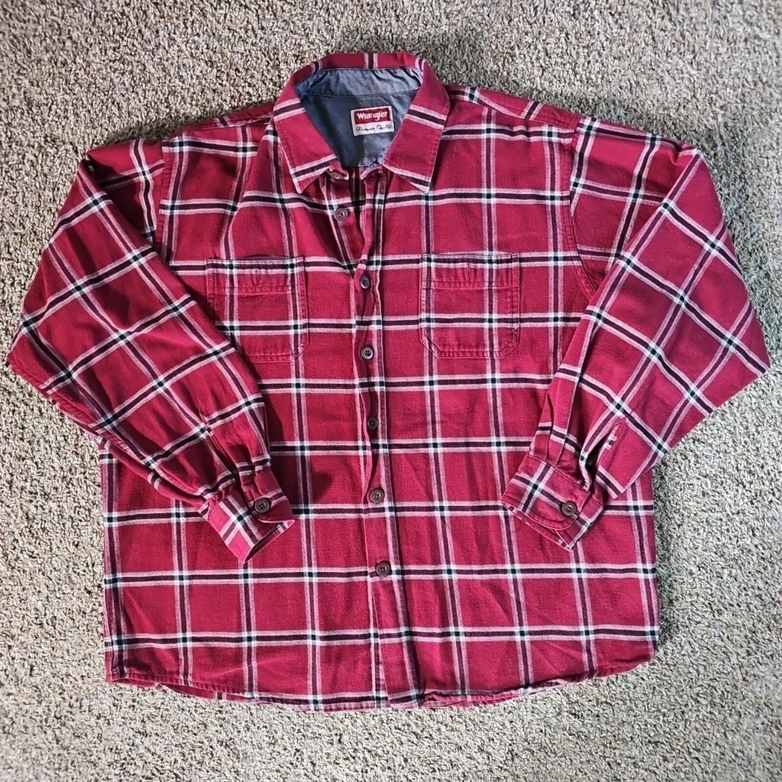 Wrangler Wrangler Premium Quality XL Flannel Shirt Size US XL / EU 56 / 4 - 1 Thumbnail