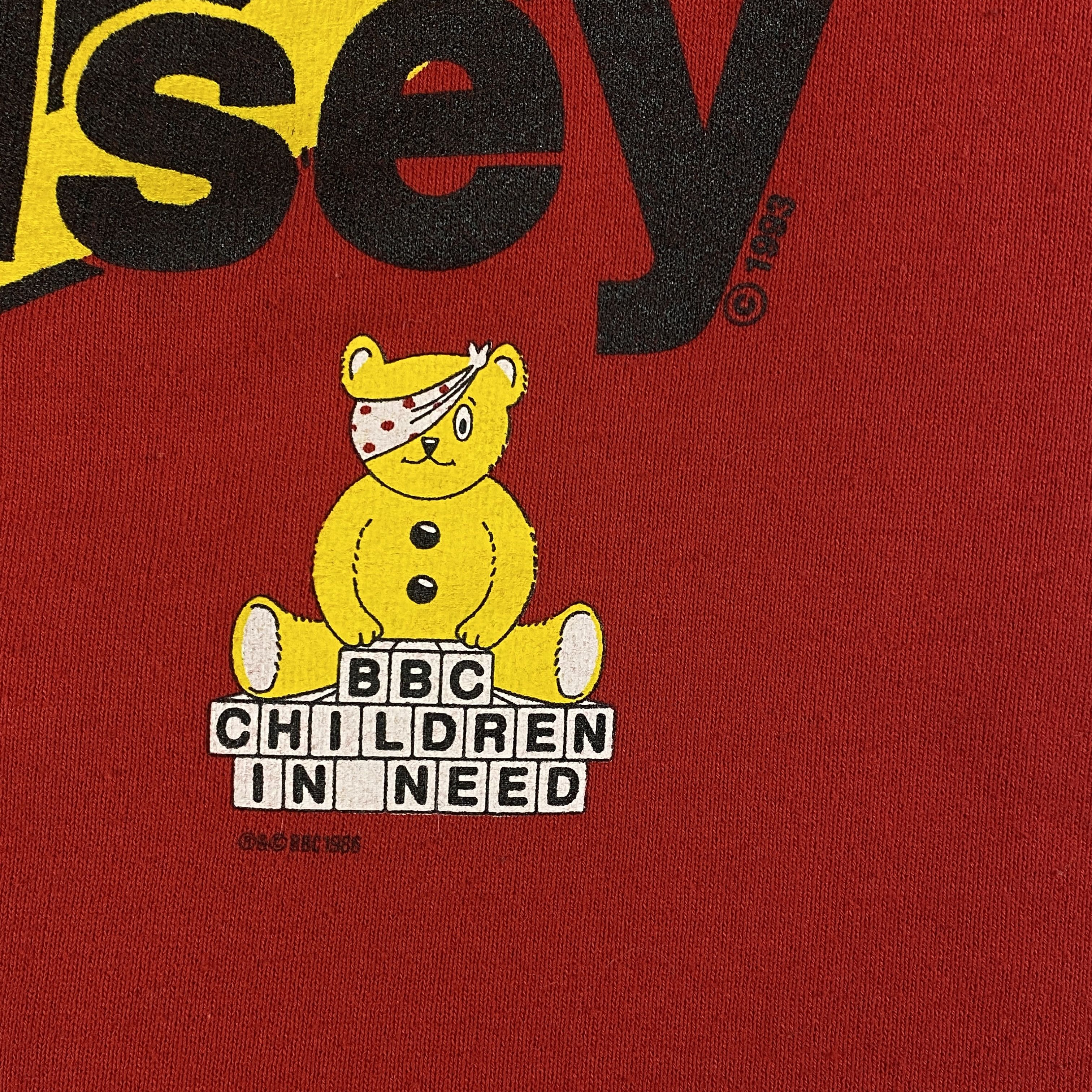 Vintage 80s Sweatshirts Puse For Pudsey BBC Children In Need Size L Size US L / EU 52-54 / 3 - 4 Thumbnail