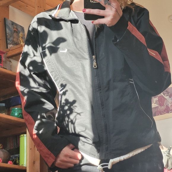 Nike Nike Athletics Y2k Black Red Stripes Track Jacket - S Size S / US 4 / IT 40 - 6 Thumbnail