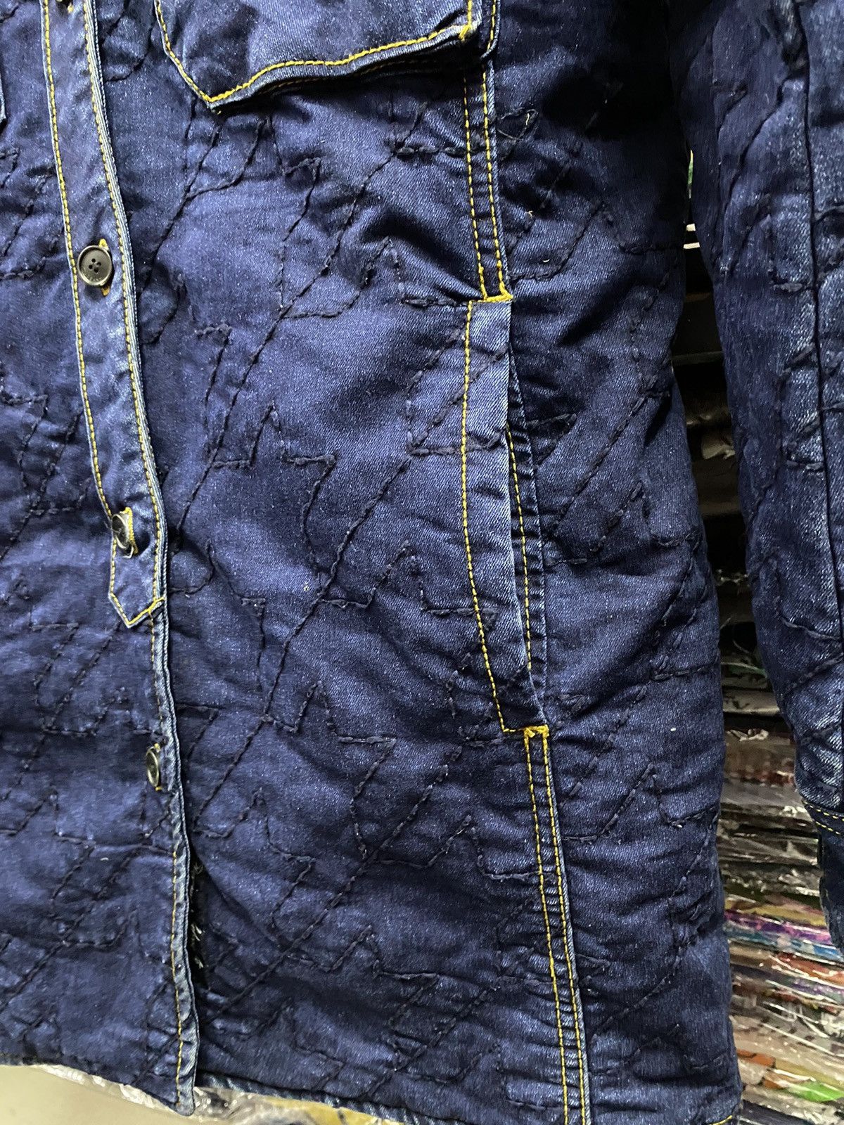 Japanese Brand LESHOP DENIM WITH PATCHES Size S / US 4 / IT 40 - 6 Thumbnail