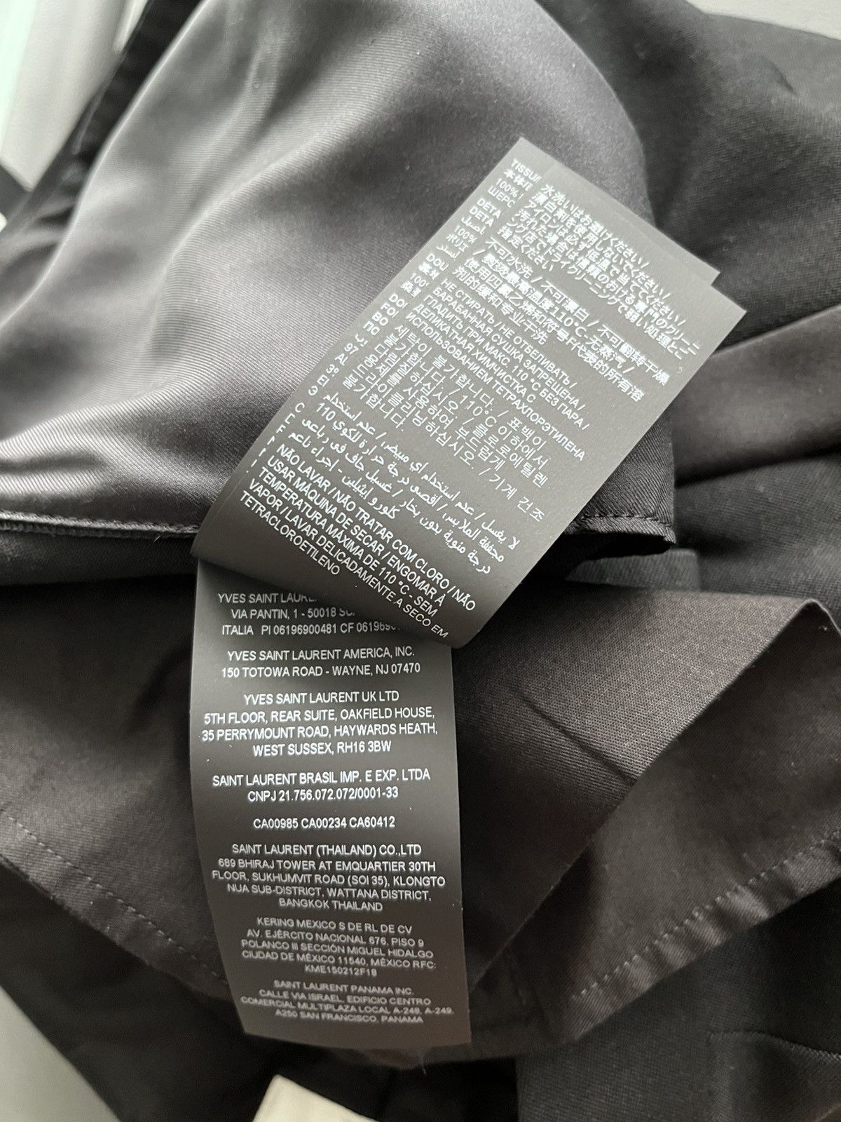 Saint Laurent Paris Brand New Classic Saint Laurent Tuxedo Pants $1,890 Value Size 52R - 13 Thumbnail