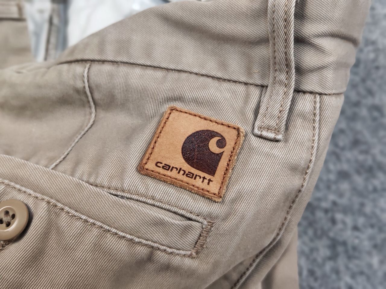Carhartt Vintage Carhartt Logo Johnson beige Canvas Trouser Pants Size US 32 / EU 48 - 14 Thumbnail
