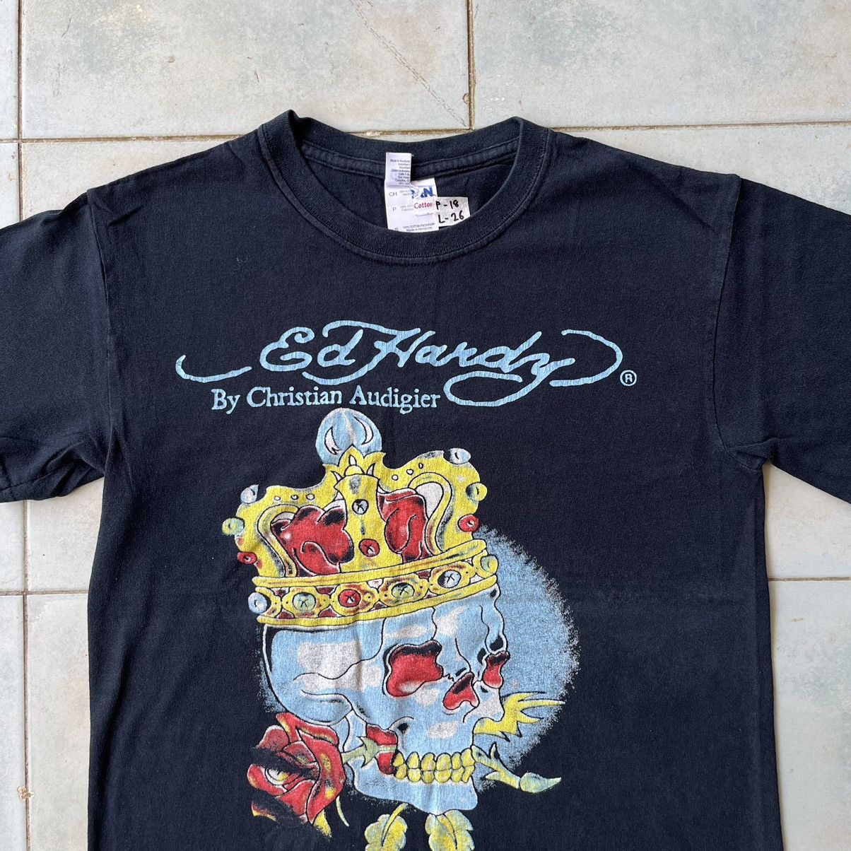 Christian Audigier × Ed Hardy Vintage Y2k Ed Hardy By Christian Audigier Skull Size US S / EU 44-46 / 1 - 3 Thumbnail