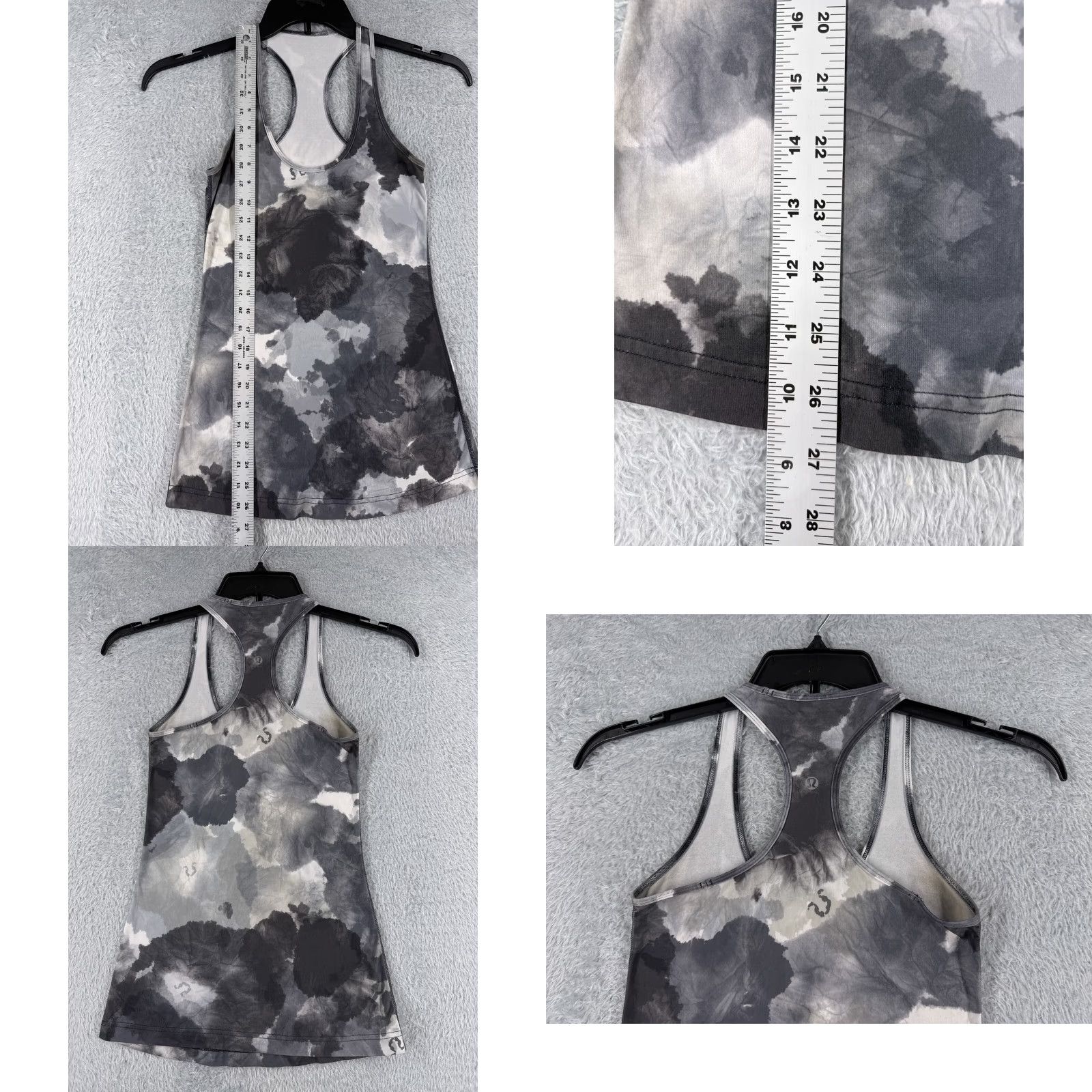 Lululemon Lululemon Shirt Women Tank Top Black White Racerback Luon W1213S Size S / US 4 / IT 40 - 8 Thumbnail