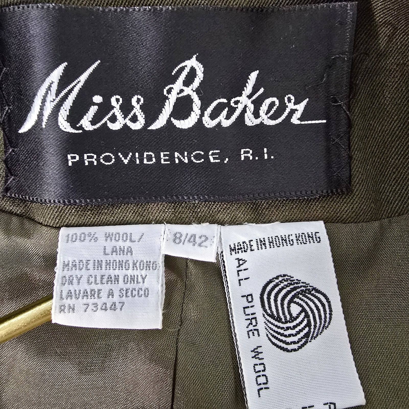 Vintage NWOT Miss Baker Beaded Blazer Jacket Pure Wool Embellished M Size M / US 6-8 / IT 42-44 - 12 Thumbnail