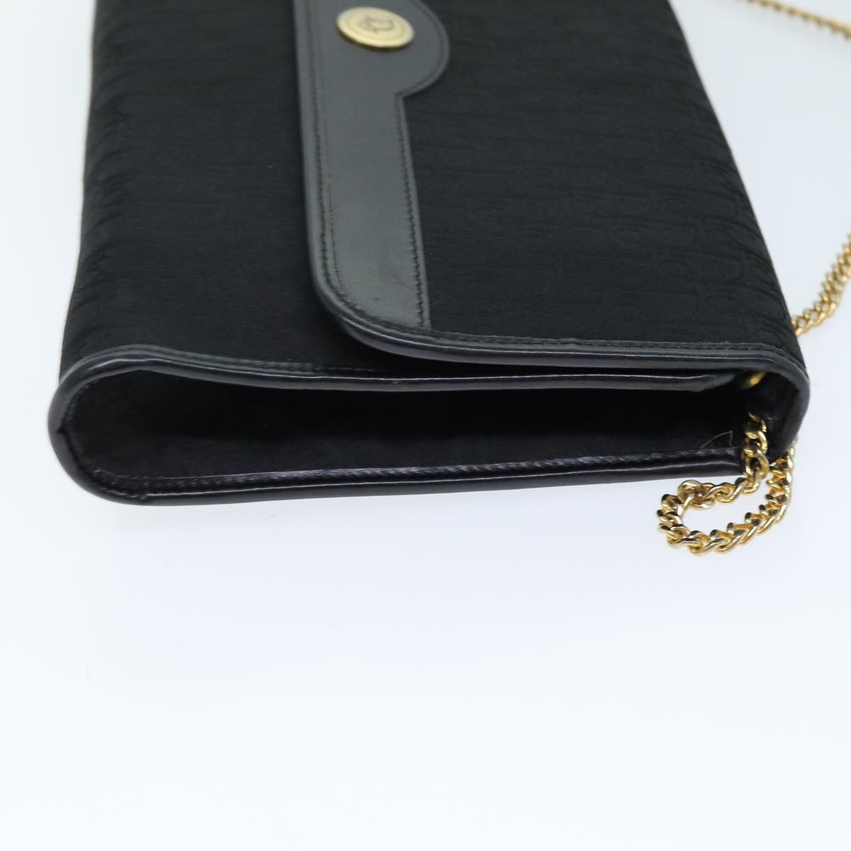 Dior DIOR Trotter Canvas Chain Shoulder Bag Black Size ONE SIZE - 3 Thumbnail