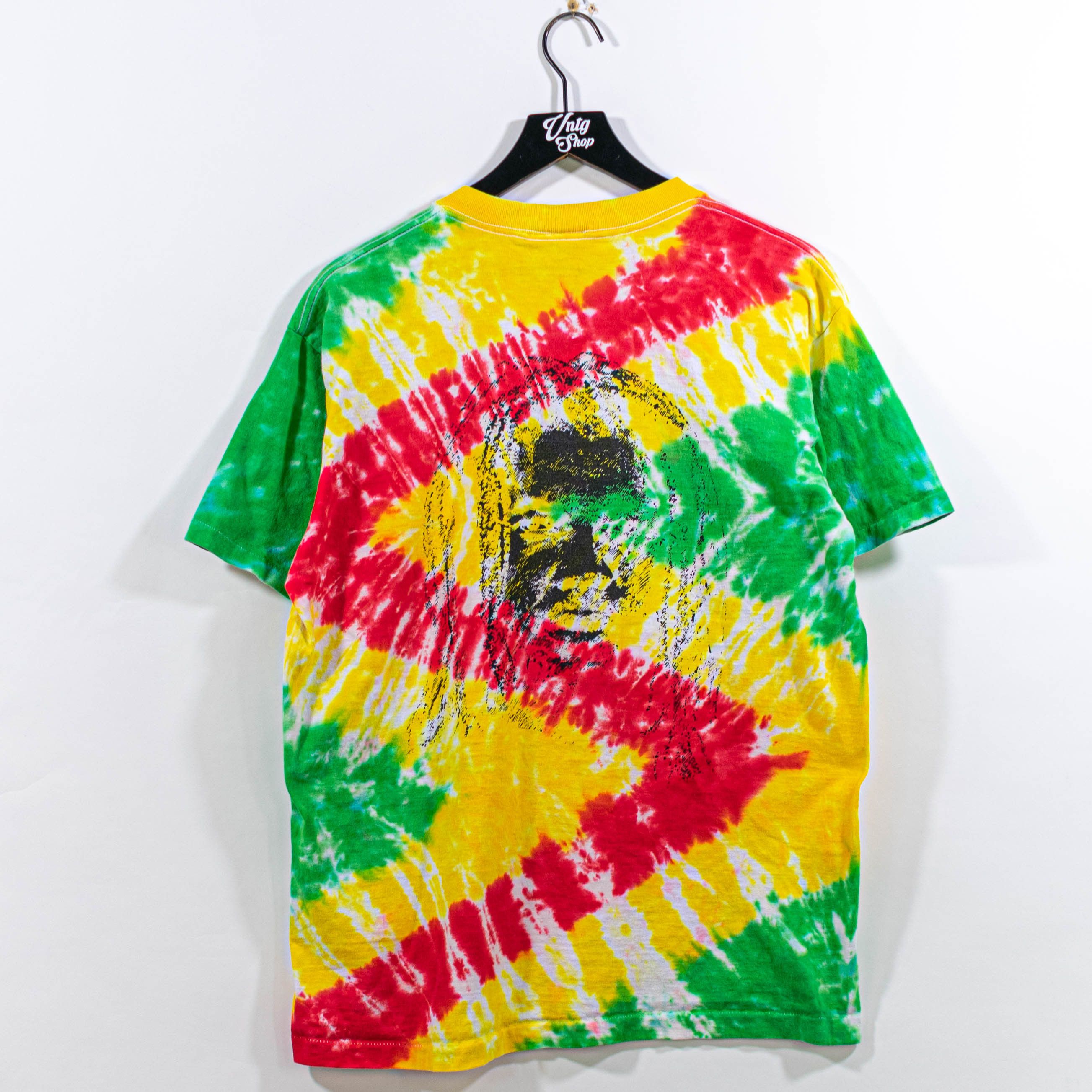 Peter Tosh Jamaican Style Tie Dye T-Shirt XL VTG 90s Reggae 