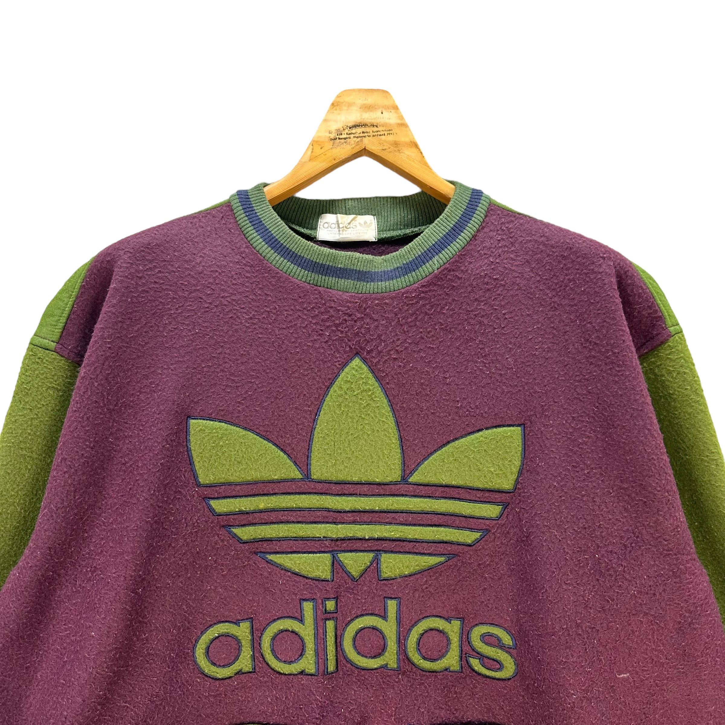 Adidas ADIDAS EMBROIDERY BIG LOGO COLORBLOCK FLEECE #8870-033 Size US M / EU 48-50 / 2 - 2 Thumbnail