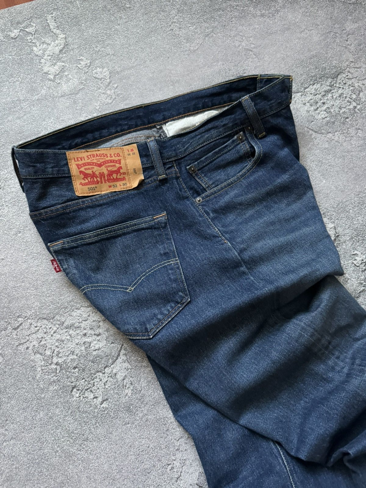 Levi's × Levi's Vintage Clothing × Vintage Levi’s 32/30 501 blue denim pant trouser Jean chino 00s Size US 32 / EU 48 - 14 Thumbnail