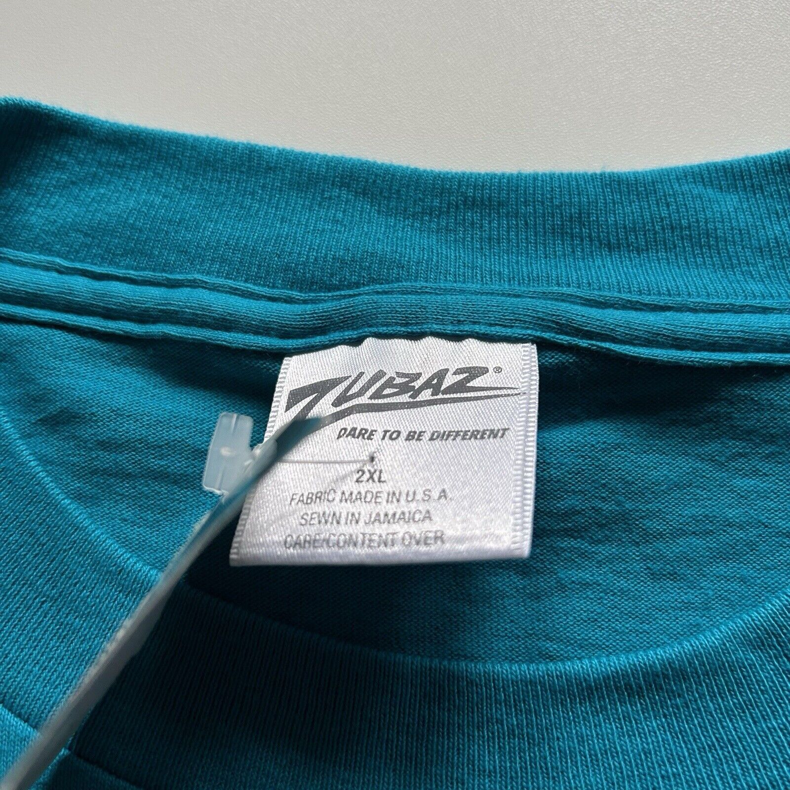 NBA × Vintage × Zubaz Vintage 90s Charlette Hornets NBA Zubaz Graphic T Shirt 2XL Size US XXL / EU 58 / 5 - 5 Thumbnail