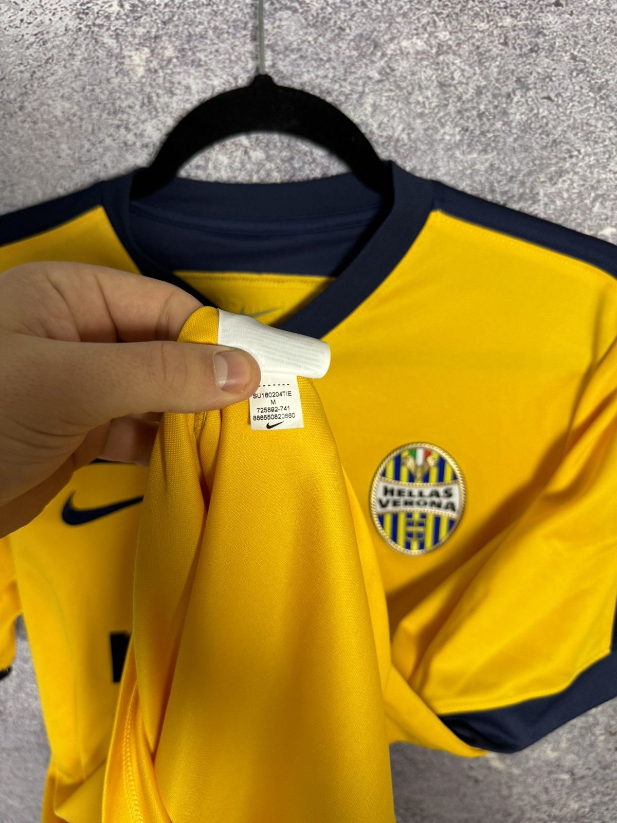 Nike × Vintage Vintage Hellas Verona 2016/17 Away Nike Soccer Jersey Size US M / EU 48-50 / 2 - 14 Thumbnail