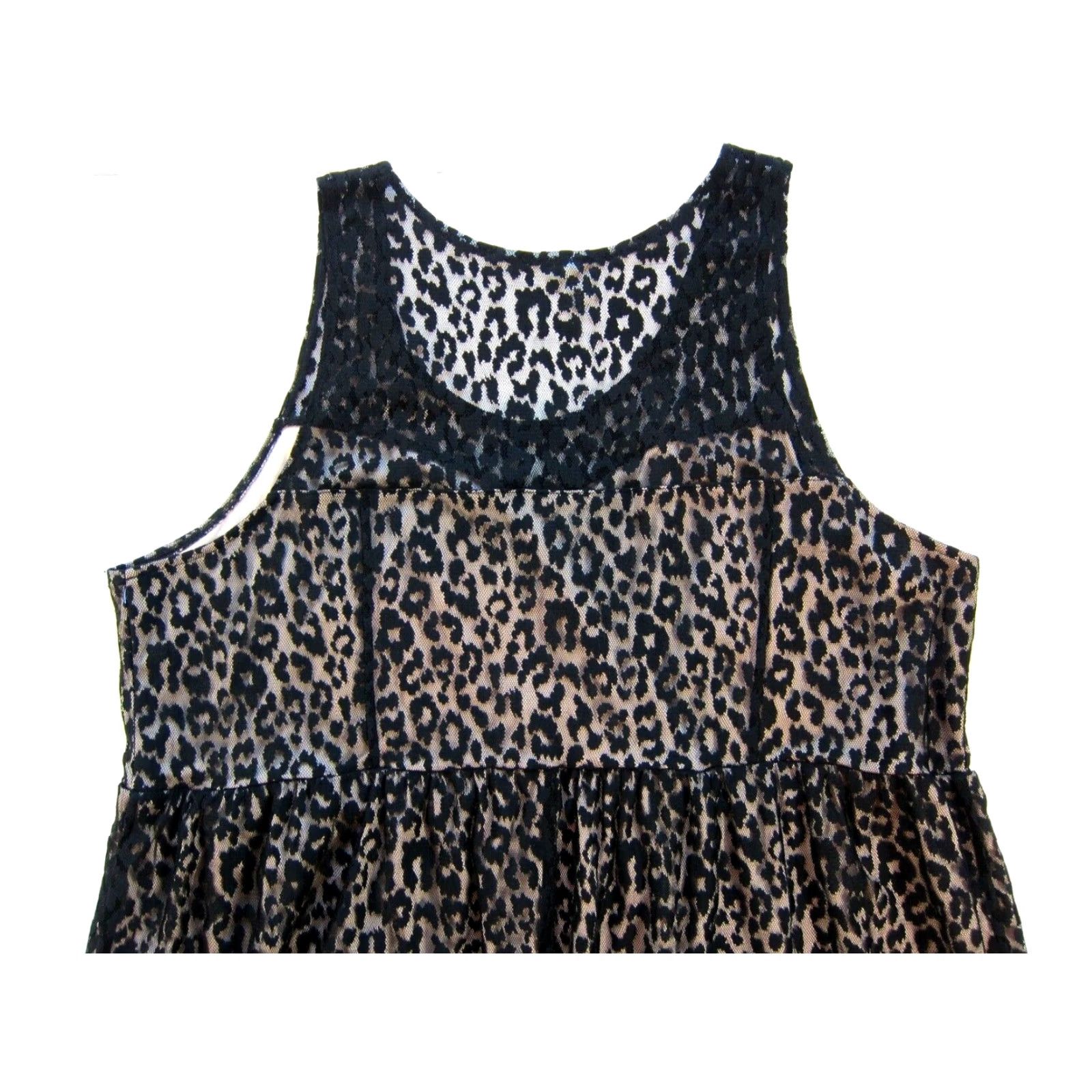 Vintage NWT Lane Bryant Black Lace Sleeveless Fit & Flare Tank Dress Woman Plus 26 Size 4XL / US 24-26 - 5 Thumbnail