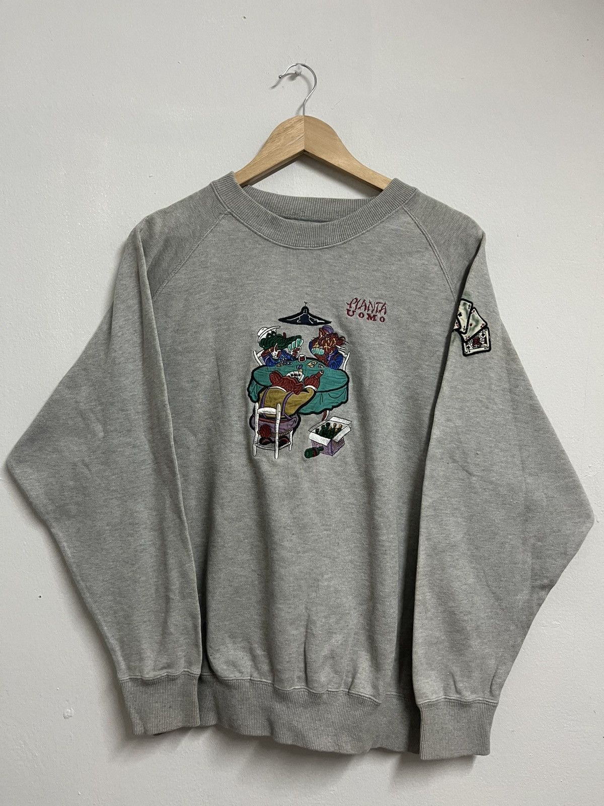 Hysteric Glamour 💥Steal Now💥Pianta Uomo Crazy Card Gamblers Sweatshirts Size US L / EU 52-54 / 3 - 1 Thumbnail