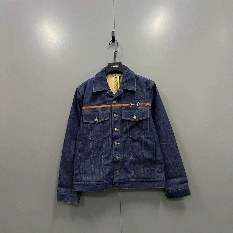 Gucci Gucci Dark blue single-breasted denim jacket 2502-Nextarrow Size US S / EU 44-46 / 1 - 1 Thumbnail