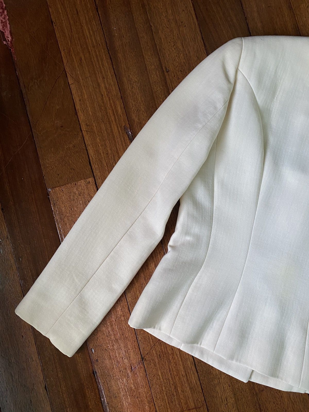 Balenciaga A/W 1992 Archive Balenciaga Ledix Rectangle Neck Jacket Size S / US 4 / IT 40 - 21 Thumbnail